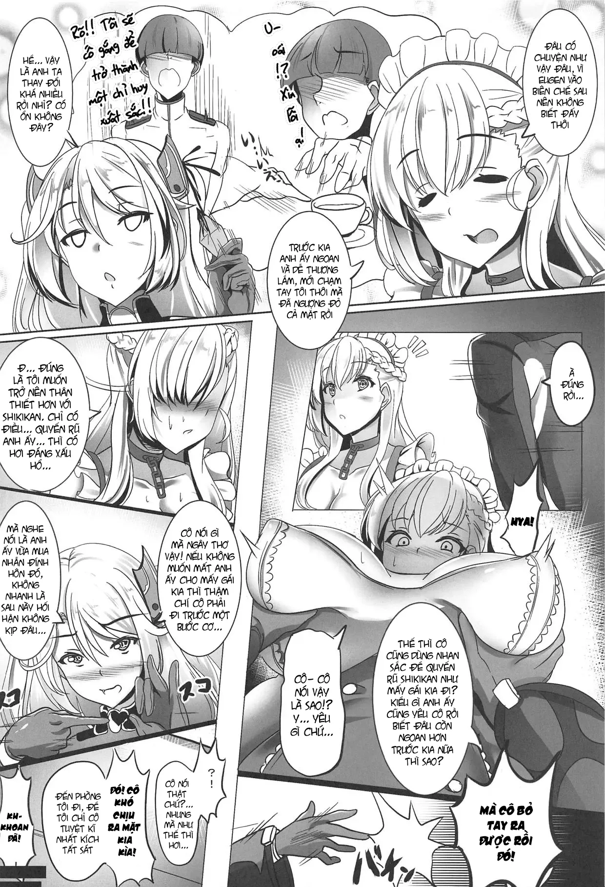HentaiVN.net - Ảnh 4 - メイドさんの悩み - Oneshot
