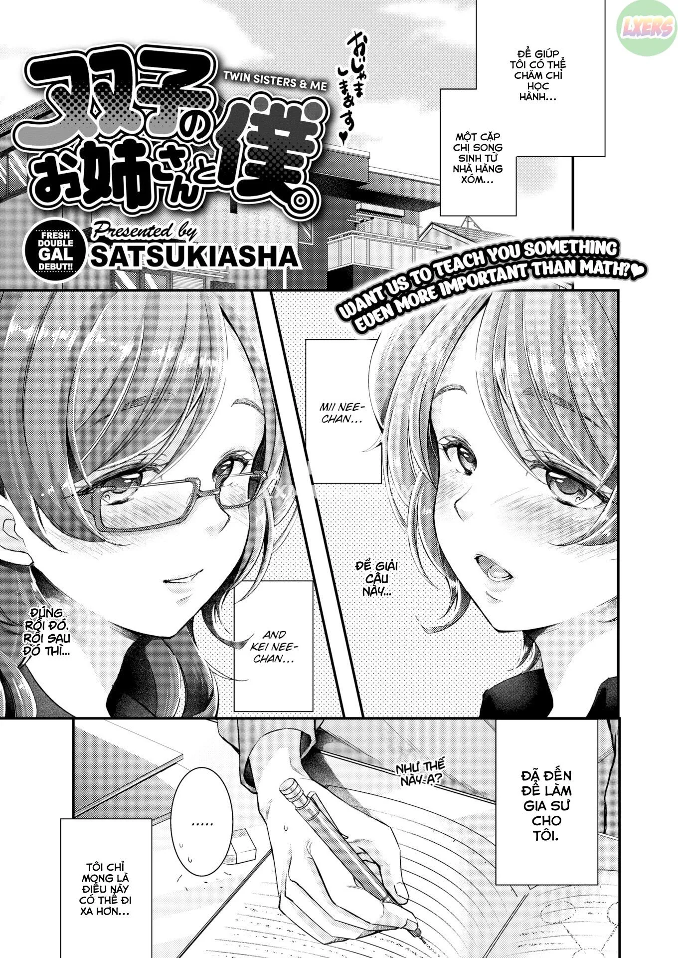 HentaiVN.net - Ảnh 1 - Twin Sisters & Me - Oneshot