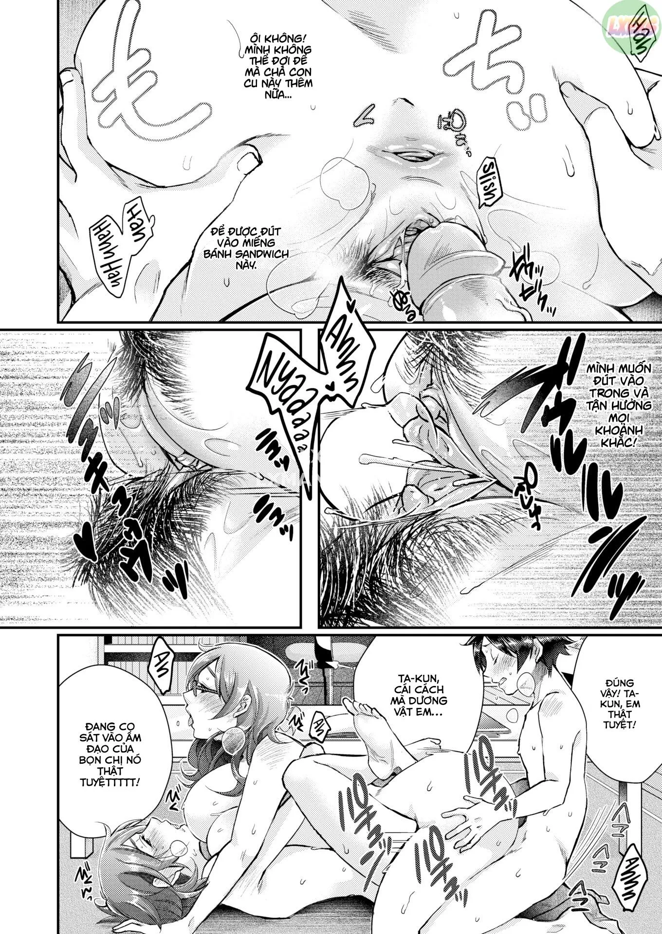 HentaiVN.net - Ảnh 10 - Twin Sisters & Me - Oneshot