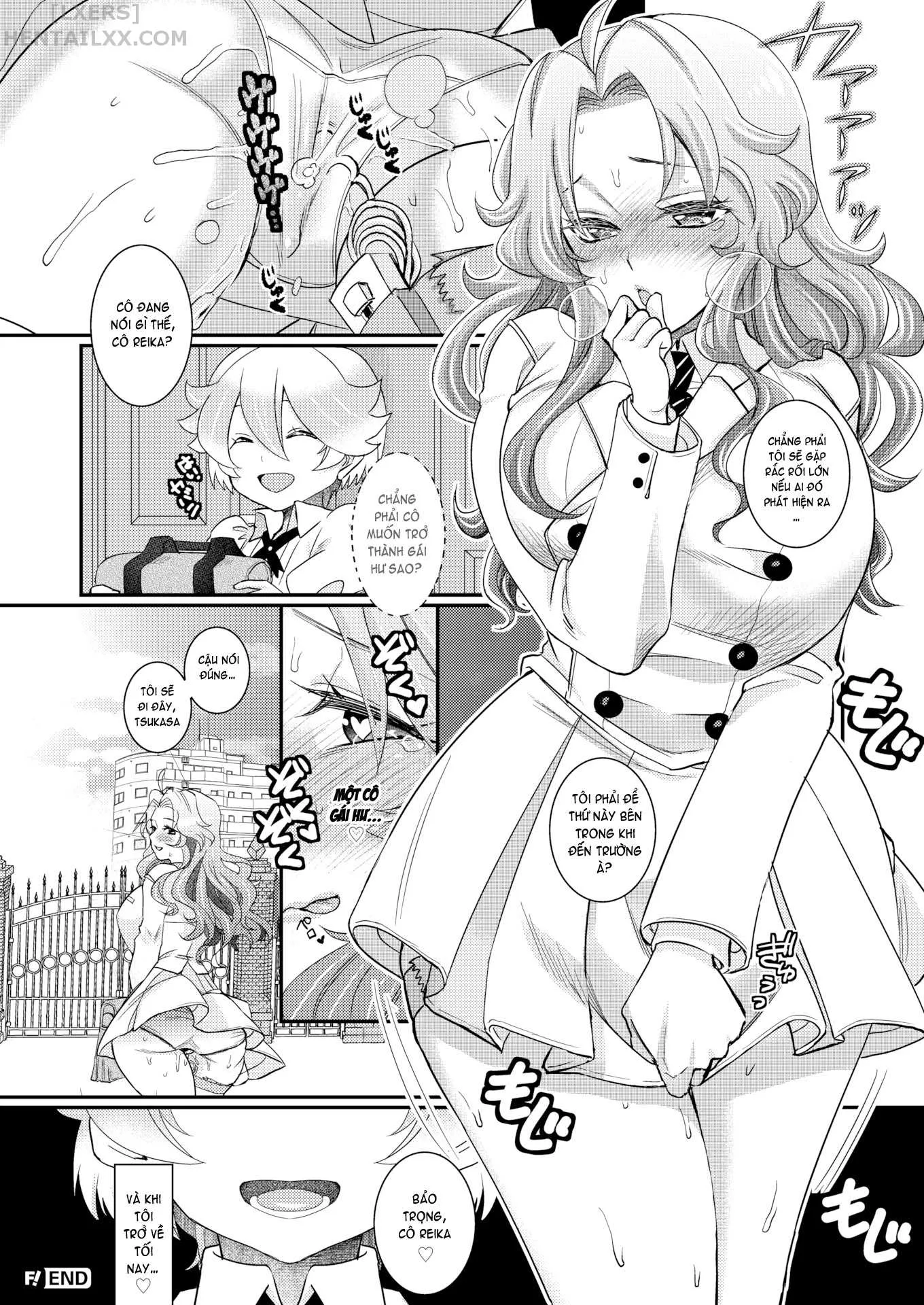 HentaiVN.net - Ảnh 20 - Cách thư giãn của Cô chủ - Oneshot