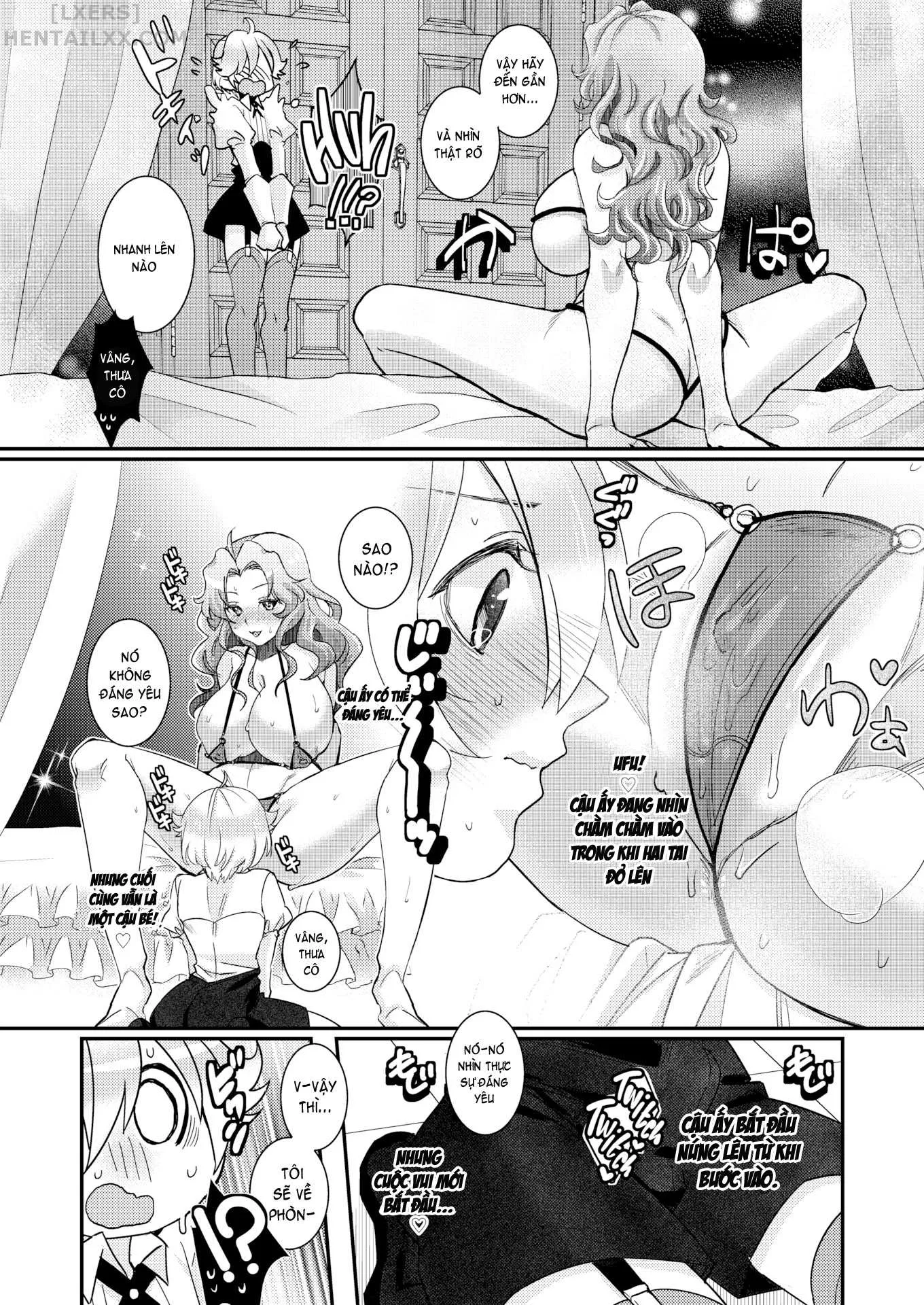 HentaiVN.net - Ảnh 4 - Cách thư giãn của Cô chủ - Oneshot