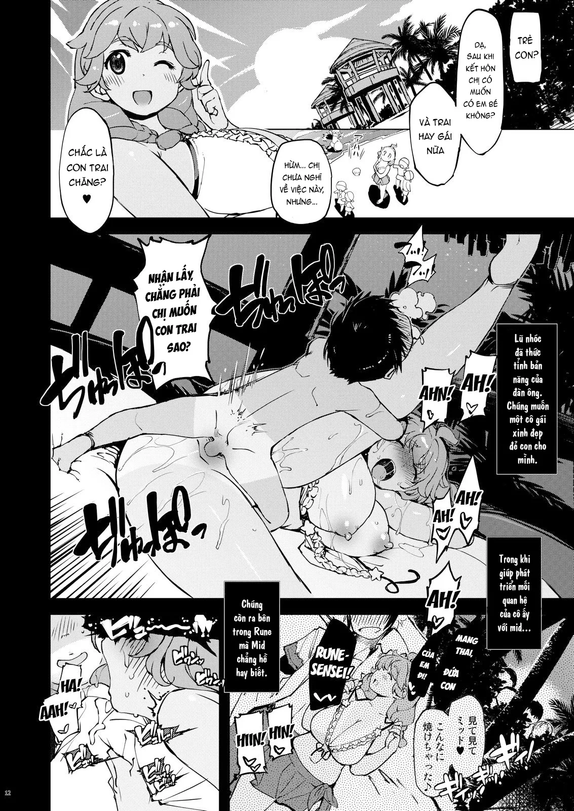 HentaiVN.net - Ảnh 13 - Onemuri Rune Sensei - Motto x2! Onemuri Rune Sensei