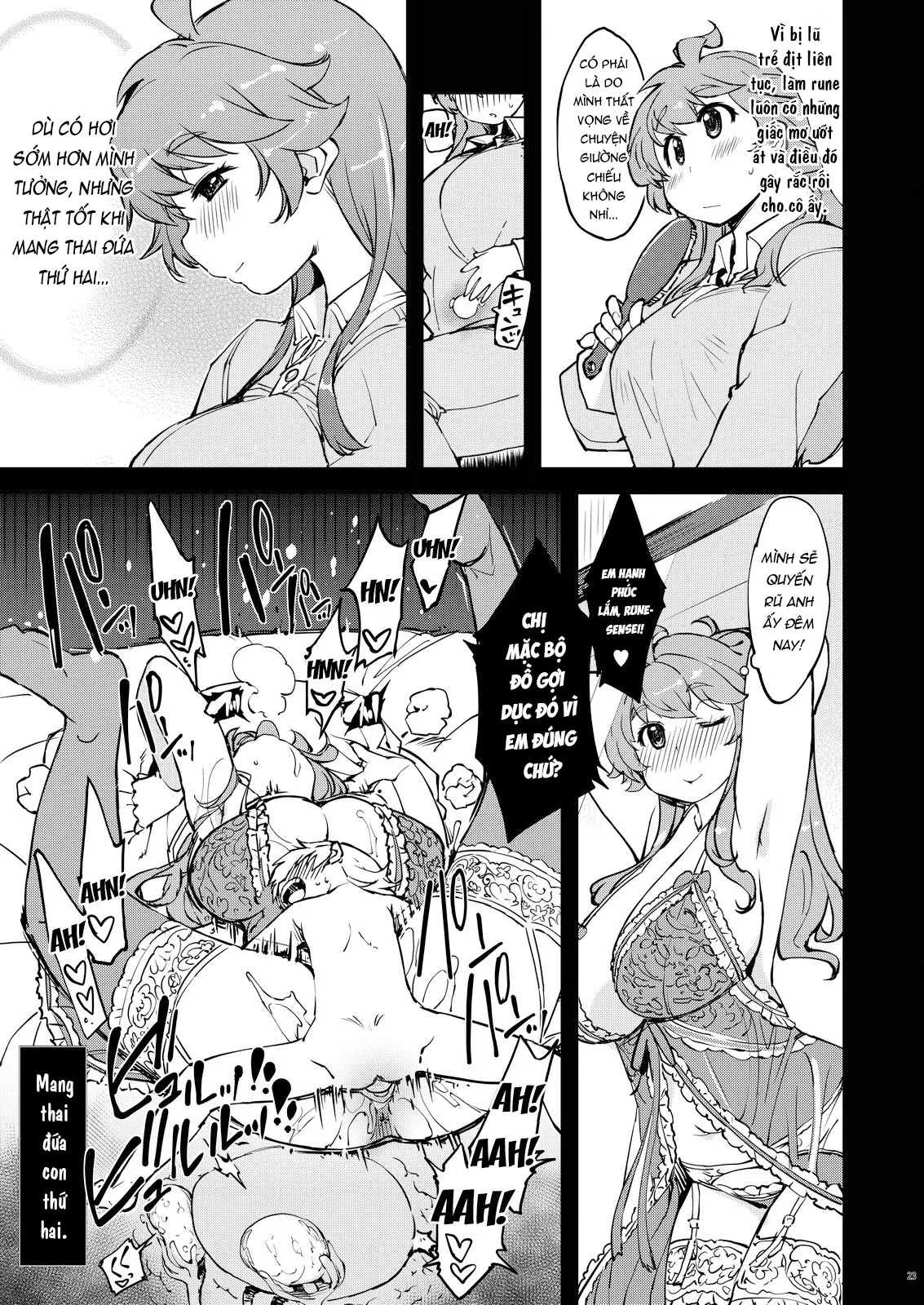 HentaiVN.net - Ảnh 25 - Onemuri Rune Sensei - Motto x2! Onemuri Rune Sensei