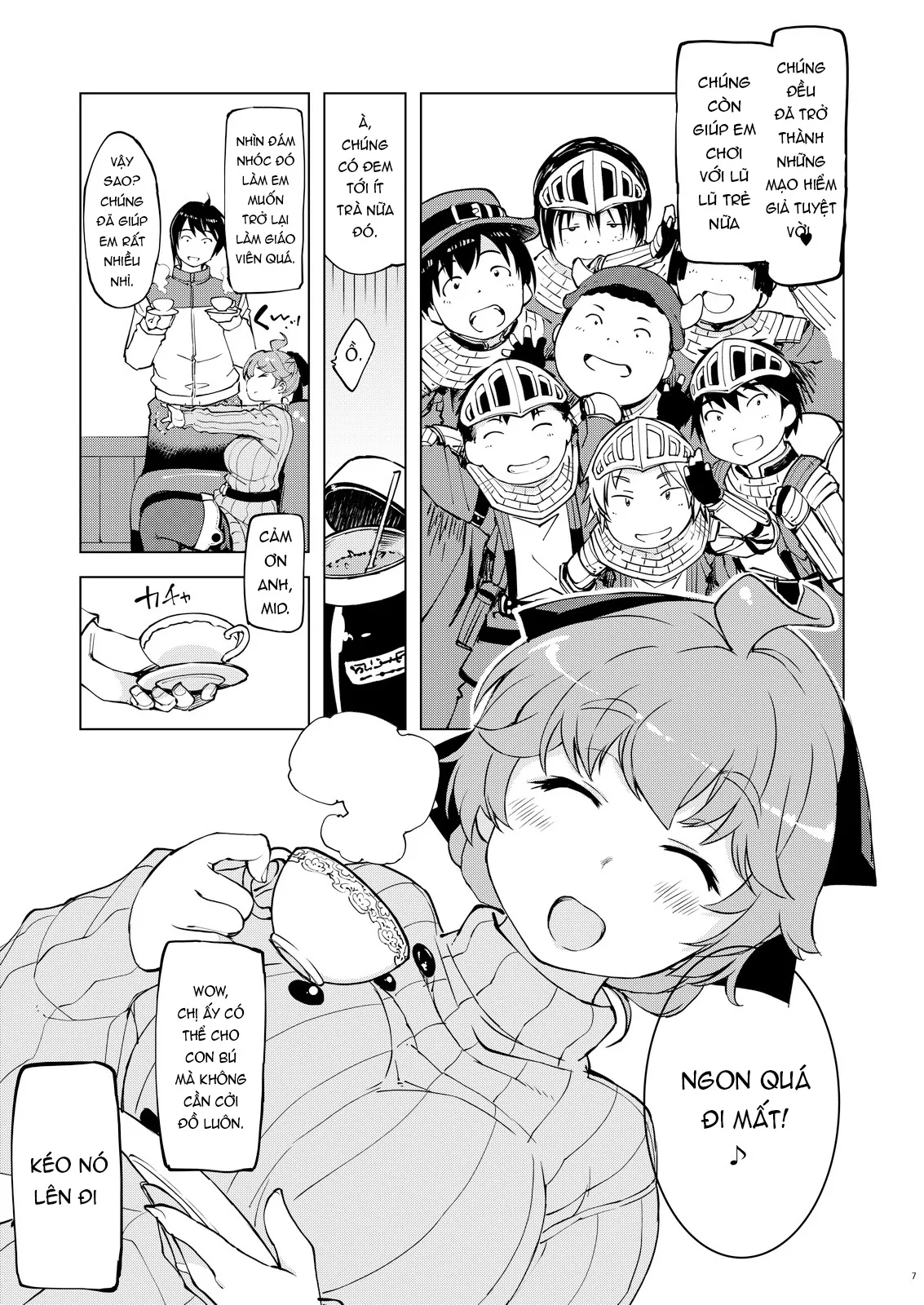 HentaiVN.net - Ảnh 8 - Onemuri Rune Sensei - Motto x2! Onemuri Rune Sensei