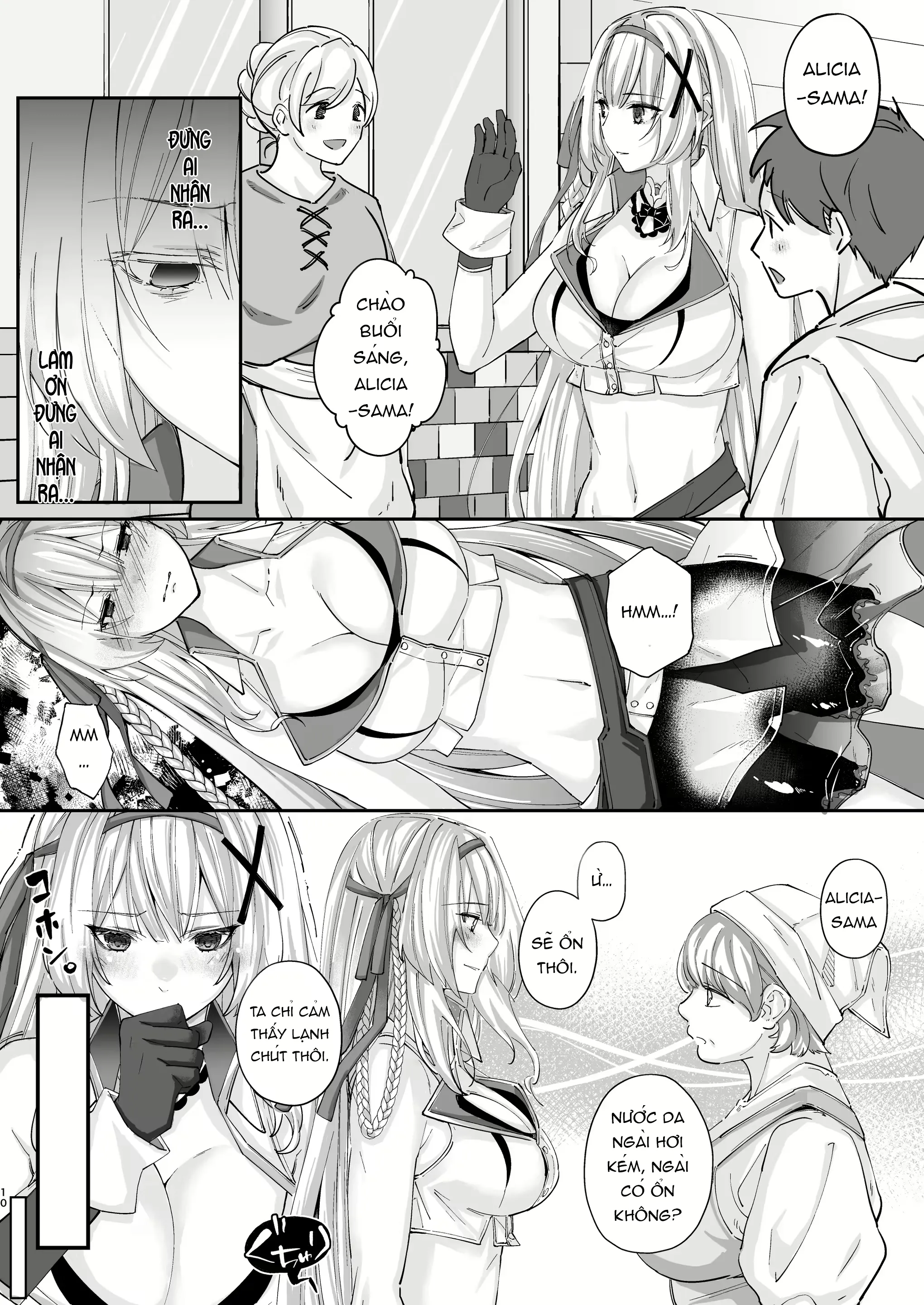 HentaiVN.net - Ảnh 10 - Cộng Sinh [パラサイトラバー ―黒ラバー触手服に寄生された姫騎士物語―] - Onechot