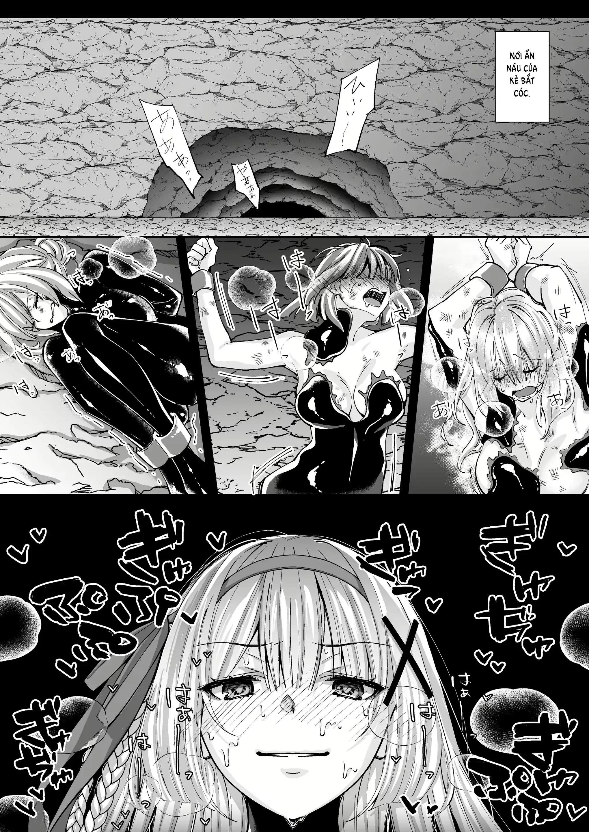HentaiVN.net - Ảnh 26 - Cộng Sinh [パラサイトラバー ―黒ラバー触手服に寄生された姫騎士物語―] - Onechot