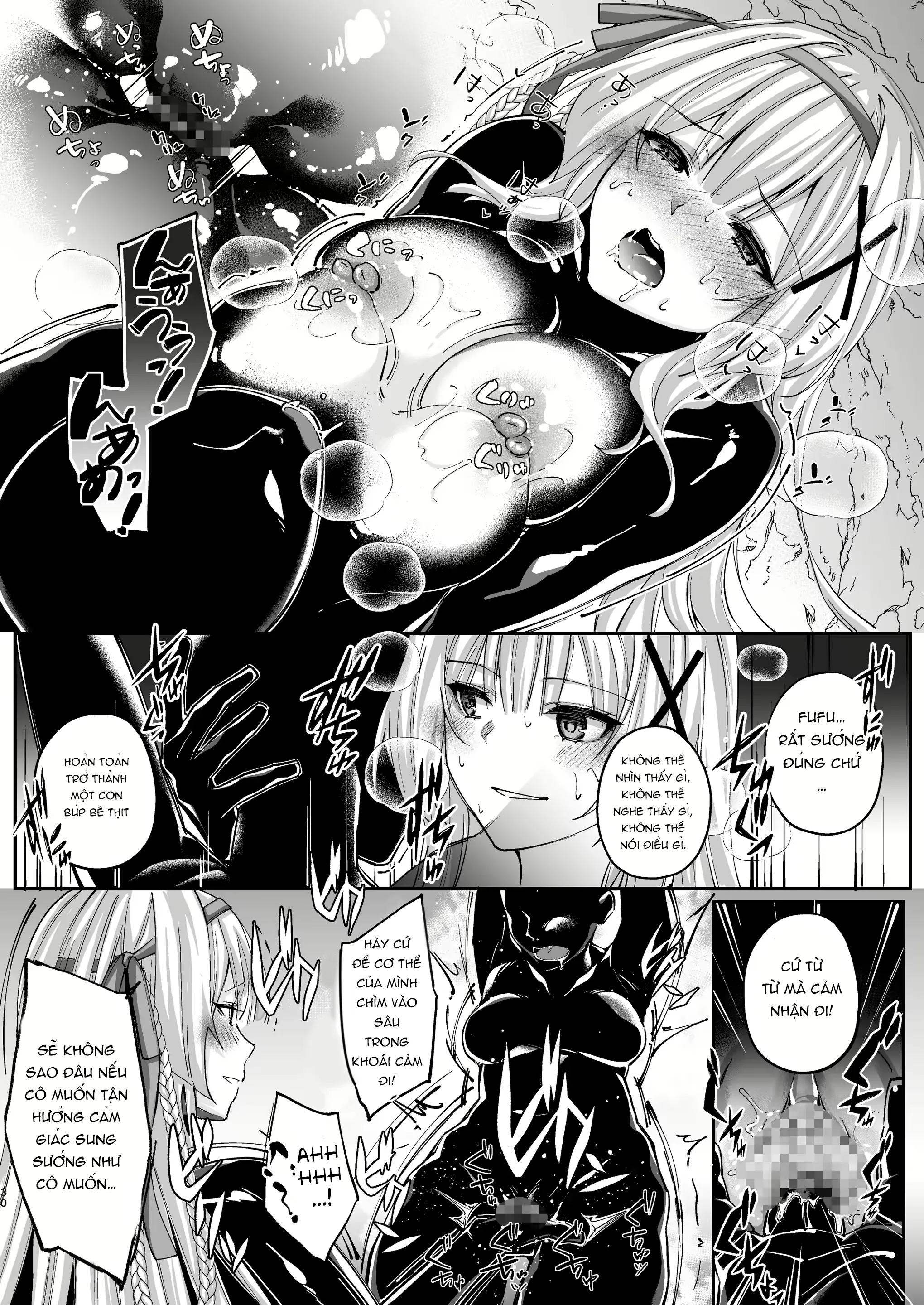 HentaiVN.net - Ảnh 30 - Cộng Sinh [パラサイトラバー ―黒ラバー触手服に寄生された姫騎士物語―] - Onechot