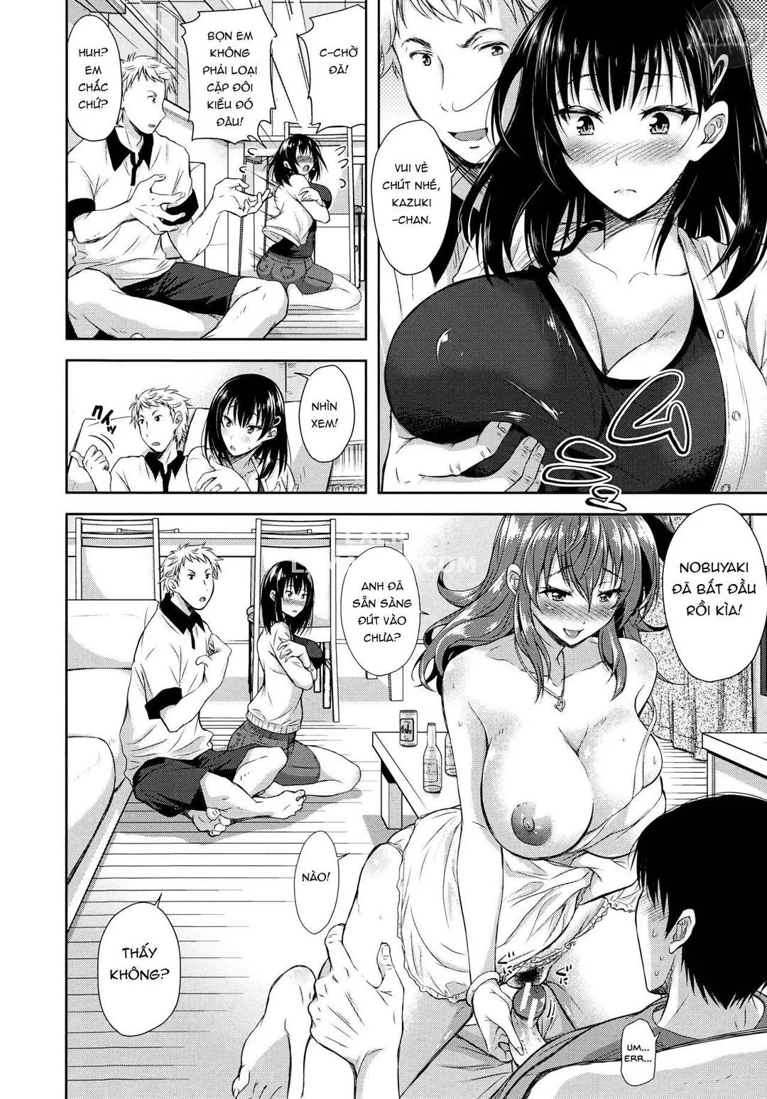 HentaiVN.net - Ảnh 9 - Yokumakezuma no Sukebegao - Chap 1
