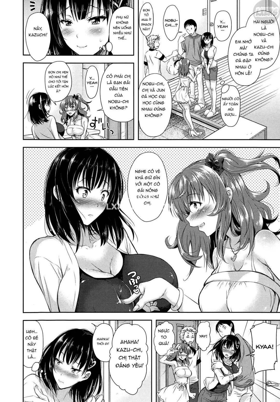 HentaiVN.net - Ảnh 7 - Yokumakezuma no Sukebegao - Chap 1