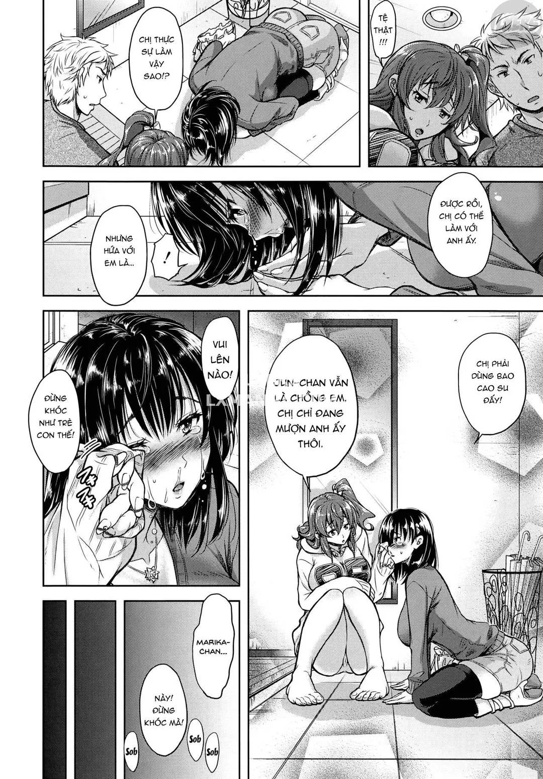 HentaiVN.net - Ảnh 10 - Yokumakezuma no Sukebegao - Chap 3