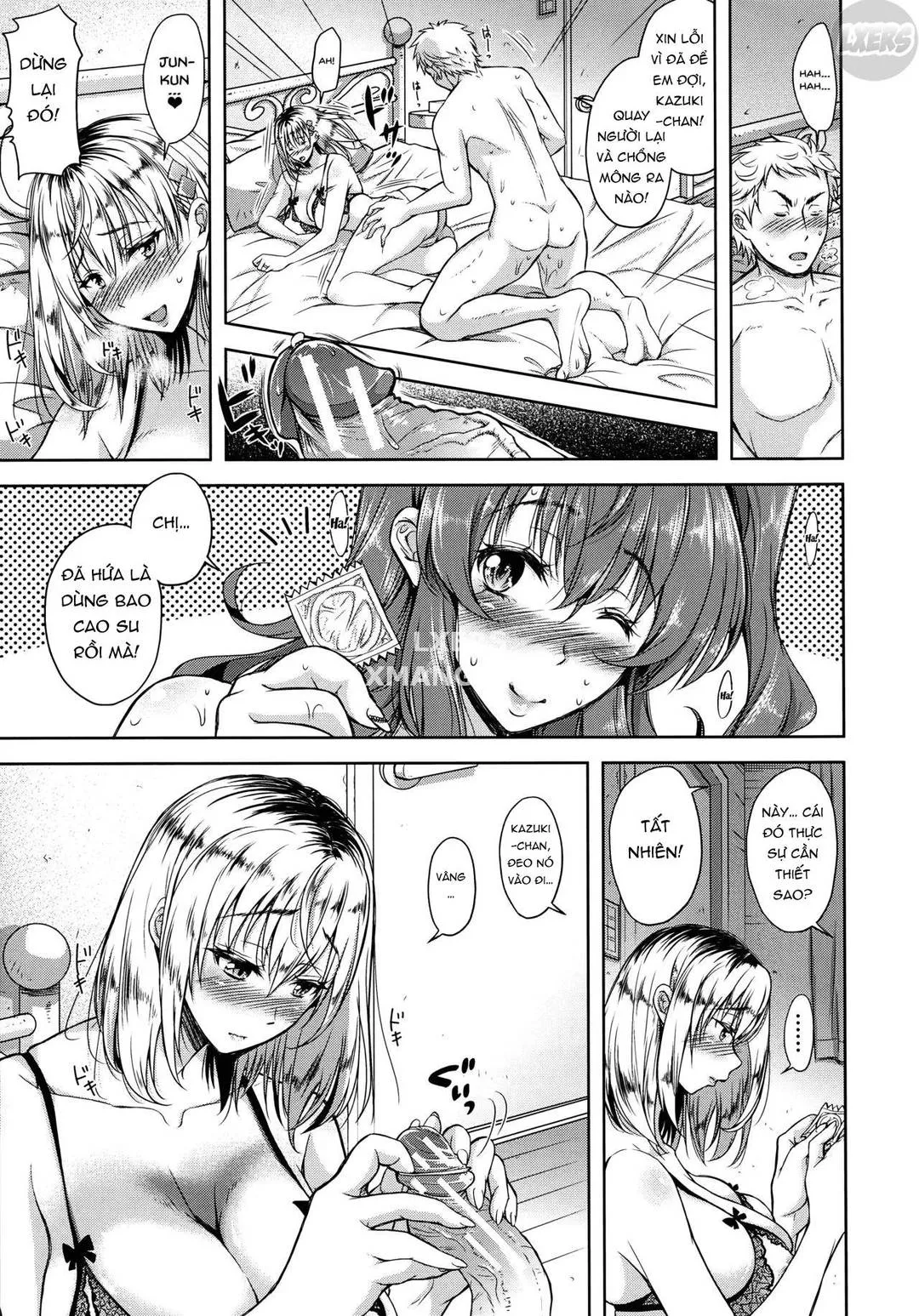 HentaiVN.net - Ảnh 23 - Yokumakezuma no Sukebegao - Chap 3