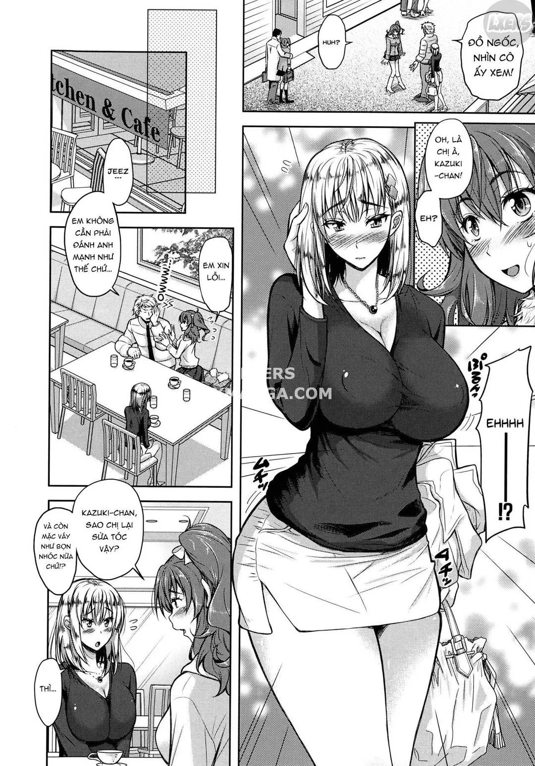 HentaiVN.net - Ảnh 3 - Yokumakezuma no Sukebegao - Chap 3