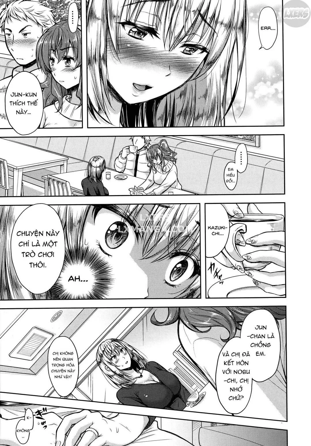 HentaiVN.net - Ảnh 4 - Yokumakezuma no Sukebegao - Chap 3