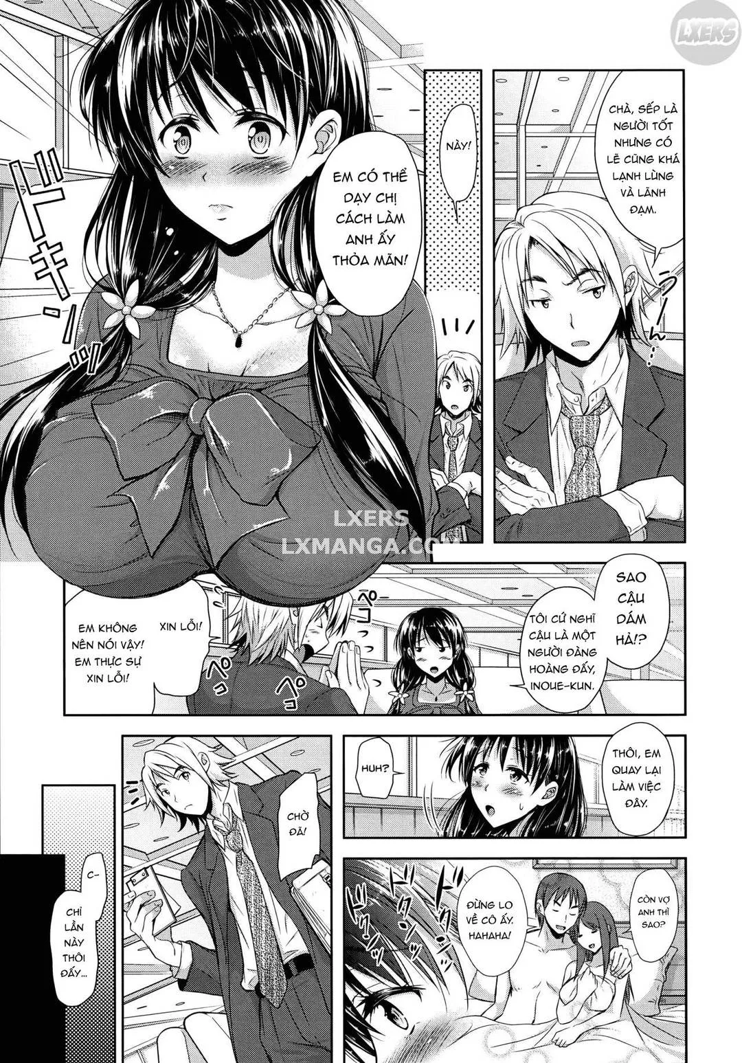 HentaiVN.net - Ảnh 4 - Yokumakezuma no Sukebegao - Chap 4