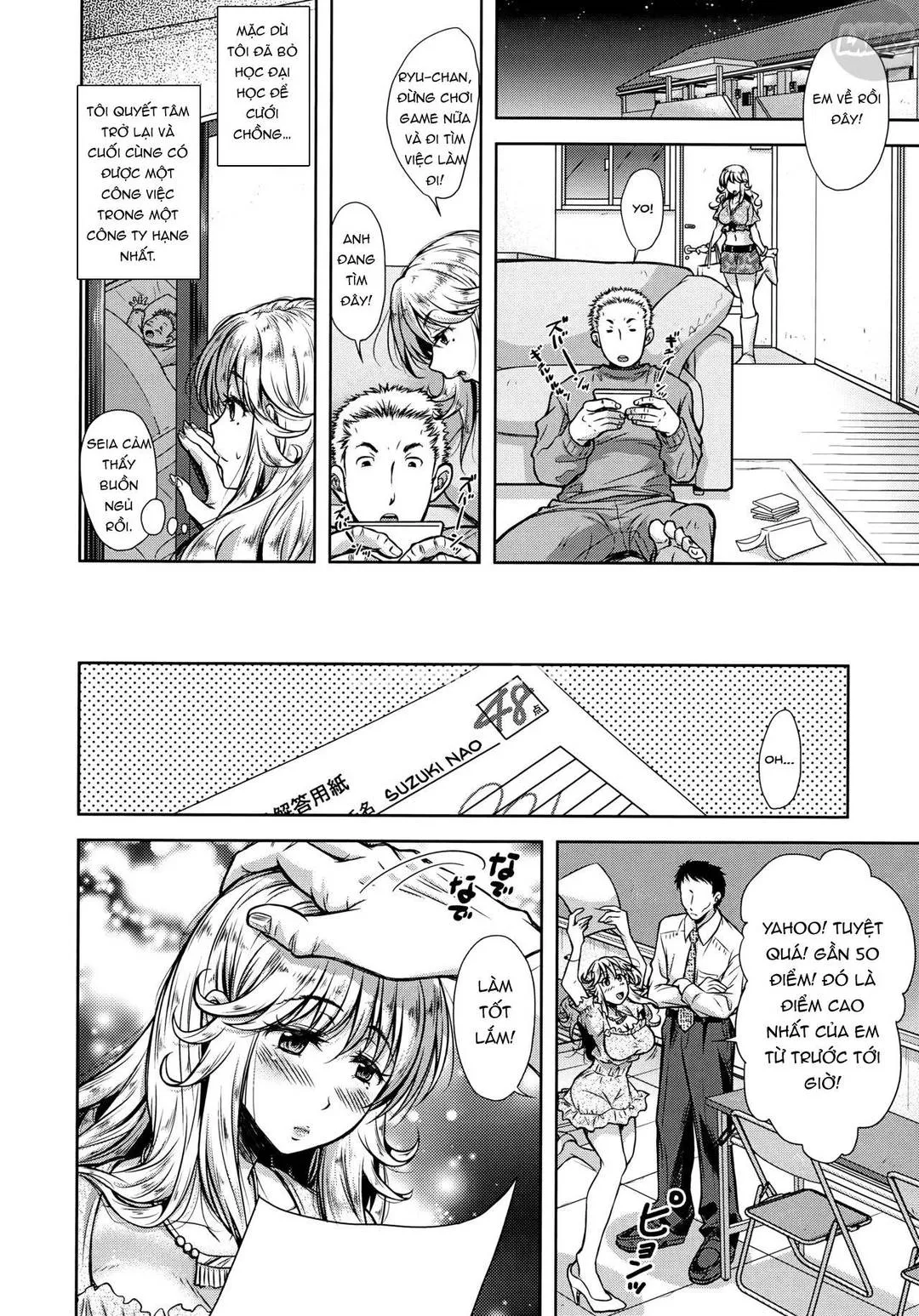 HentaiVN.net - Ảnh 3 - Yokumakezuma no Sukebegao - Chap 8 - END