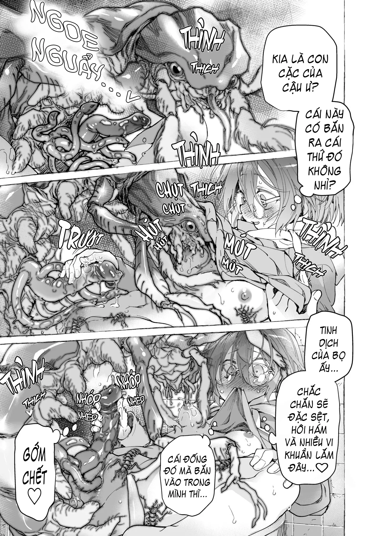 HentaiVN.net - Ảnh 22 - Stocking to Kiseichuu [Tất Đùi Và Kí Sinh Trùng;Stocking & Parasites] - Oneshot