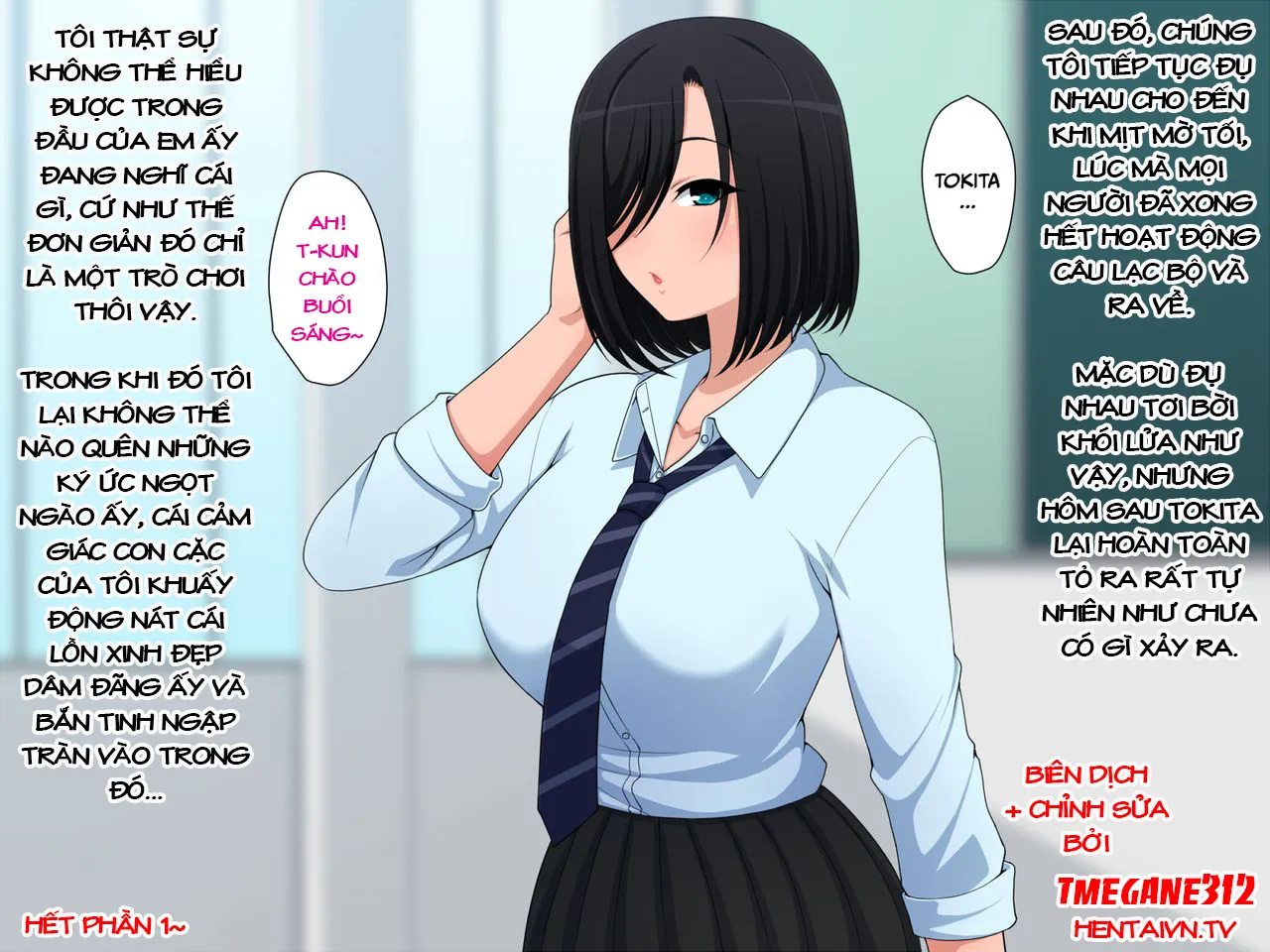 HentaiVN.net - Ảnh 33 - Cô Bạn Nứng Lồn Muốn Chơi Oẳn Tù Tì~ [Janken ni Katta; I Won At Rock Paper Scissors;] - Chap 1. Cô Bạn Đáng Yêu Bàn Trên Tự Dưng Nứng Lồn Đòi Chơi Oẳn Tù Tì~