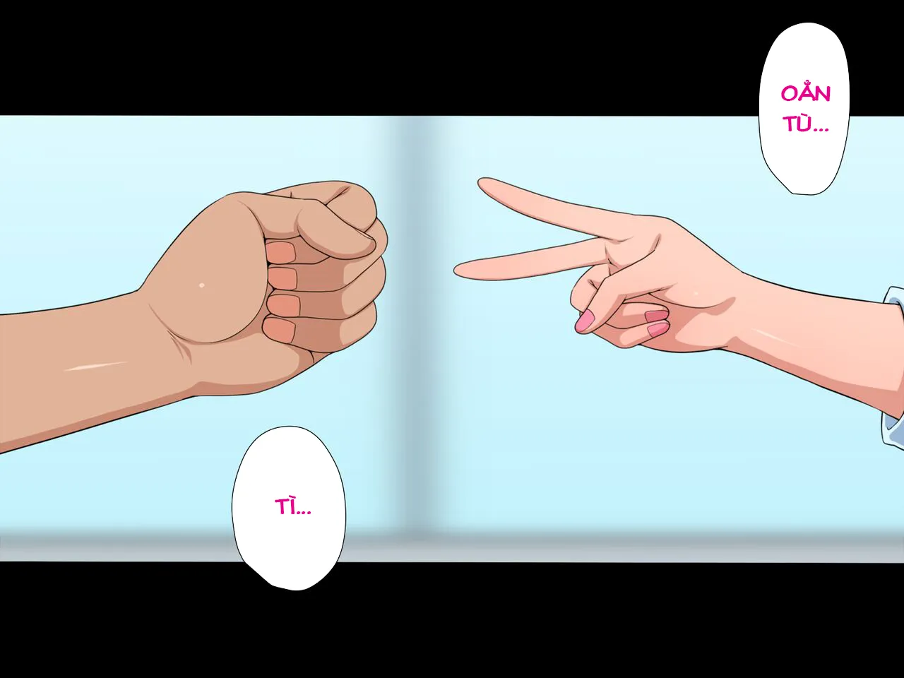 HentaiVN.net - Ảnh 3 - Cô Bạn Nứng Lồn Muốn Chơi Oẳn Tù Tì~ [Janken ni Katta; I Won At Rock Paper Scissors;] - Chap 1. Cô Bạn Đáng Yêu Bàn Trên Tự Dưng Nứng Lồn Đòi Chơi Oẳn Tù Tì~