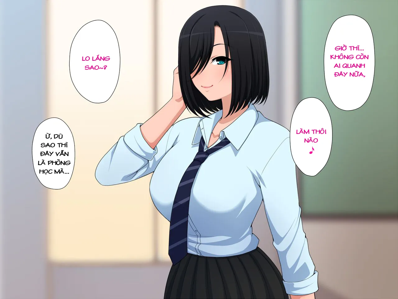 HentaiVN.net - Ảnh 6 - Cô Bạn Nứng Lồn Muốn Chơi Oẳn Tù Tì~ [Janken ni Katta; I Won At Rock Paper Scissors;] - Chap 1. Cô Bạn Đáng Yêu Bàn Trên Tự Dưng Nứng Lồn Đòi Chơi Oẳn Tù Tì~