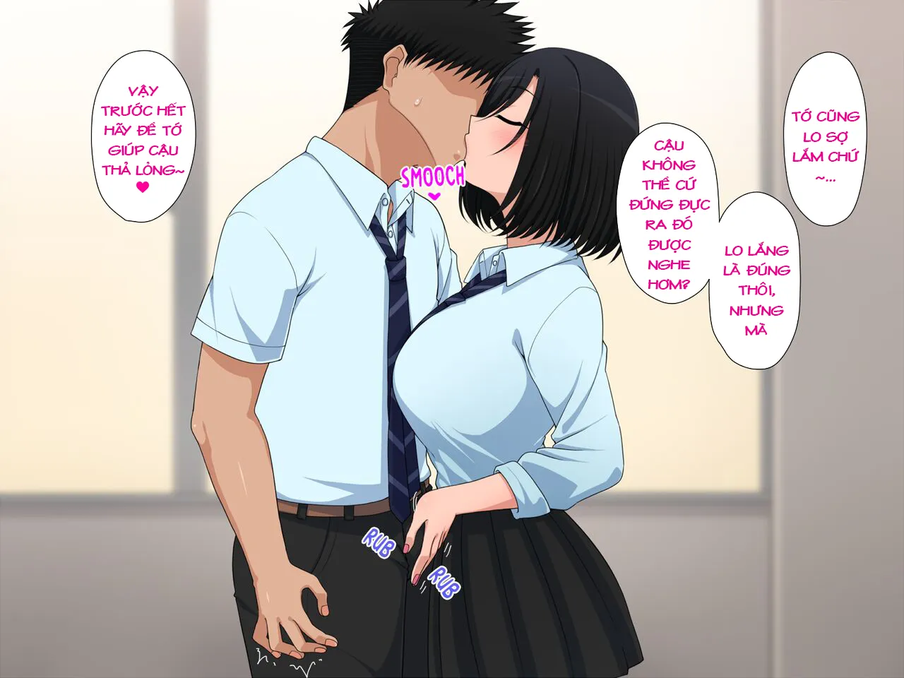 HentaiVN.net - Ảnh 7 - Cô Bạn Nứng Lồn Muốn Chơi Oẳn Tù Tì~ [Janken ni Katta; I Won At Rock Paper Scissors;] - Chap 1. Cô Bạn Đáng Yêu Bàn Trên Tự Dưng Nứng Lồn Đòi Chơi Oẳn Tù Tì~