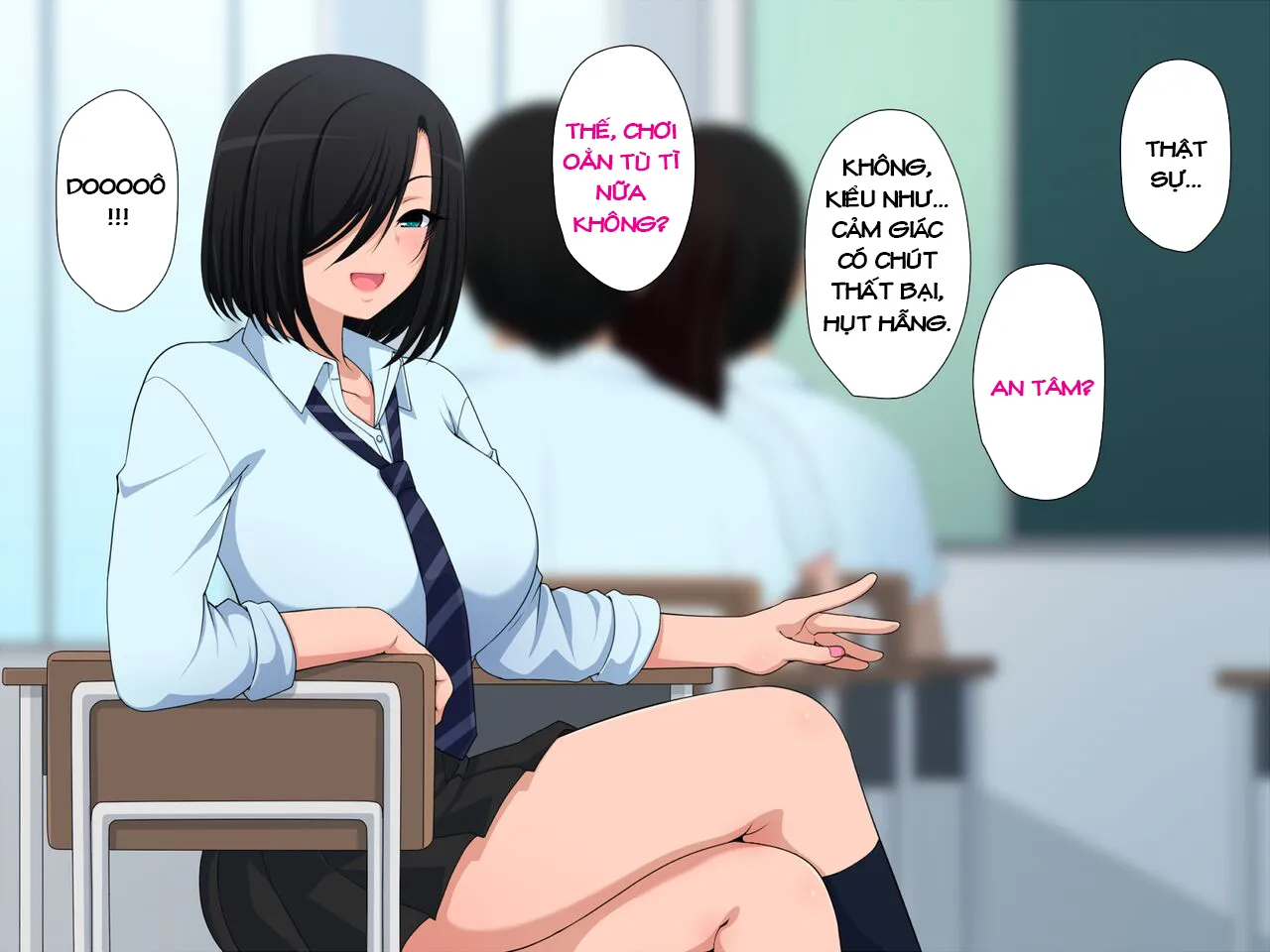 HentaiVN.net - Ảnh 3 - Cô Bạn Nứng Lồn Muốn Chơi Oẳn Tù Tì~ [Janken ni Katta; I Won At Rock Paper Scissors;] - Chap 2 [End]. Cô Bạn Đáng Yêu Bàn Trên Không Dính Bầu Nên Lại Đòi Chơi Oẳn Tù Tì~
