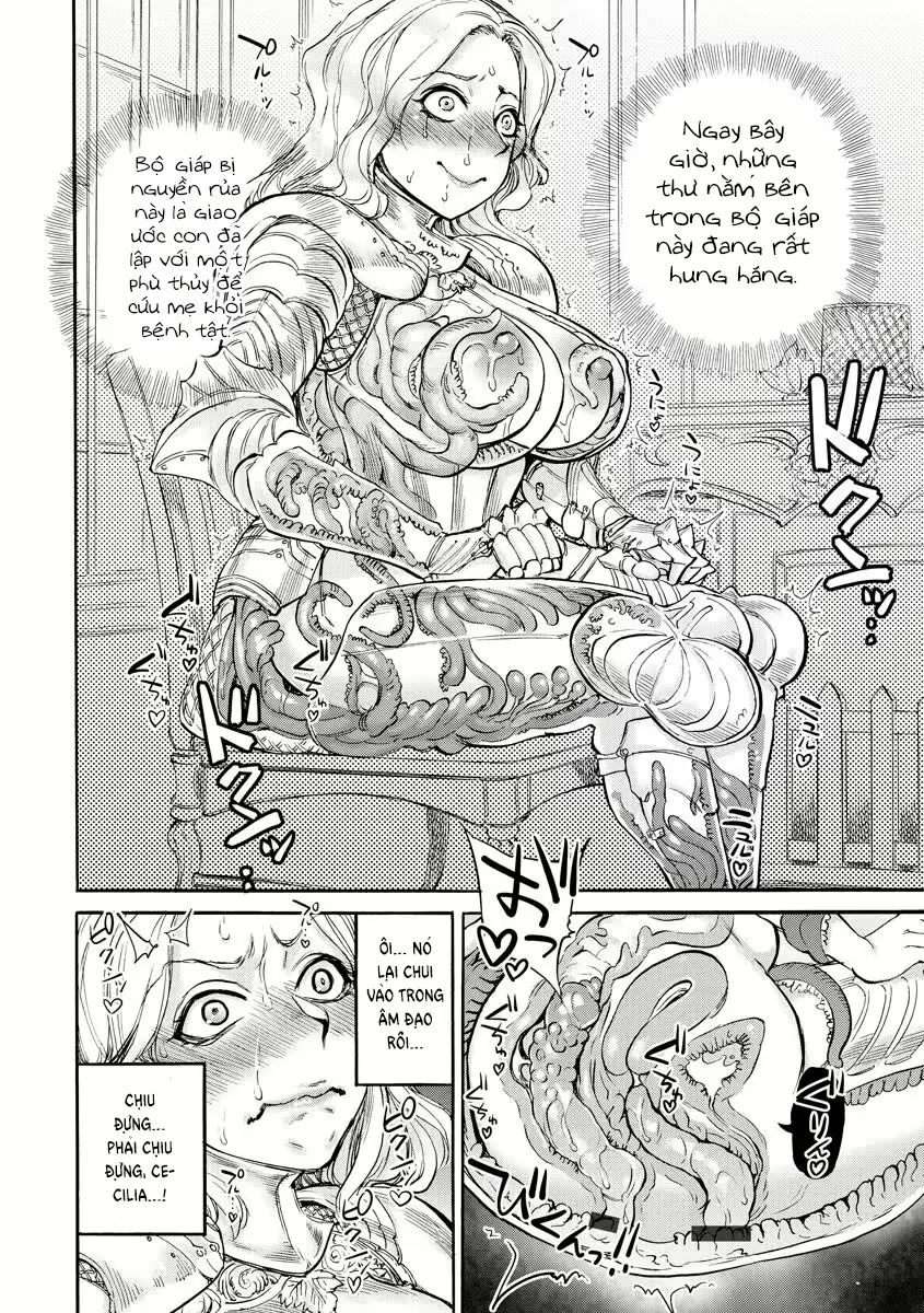 HentaiVN.net - Ảnh 3 - Bộ Giáp Của Cecilia [セシリアと呪いの鎧] - Oneshot