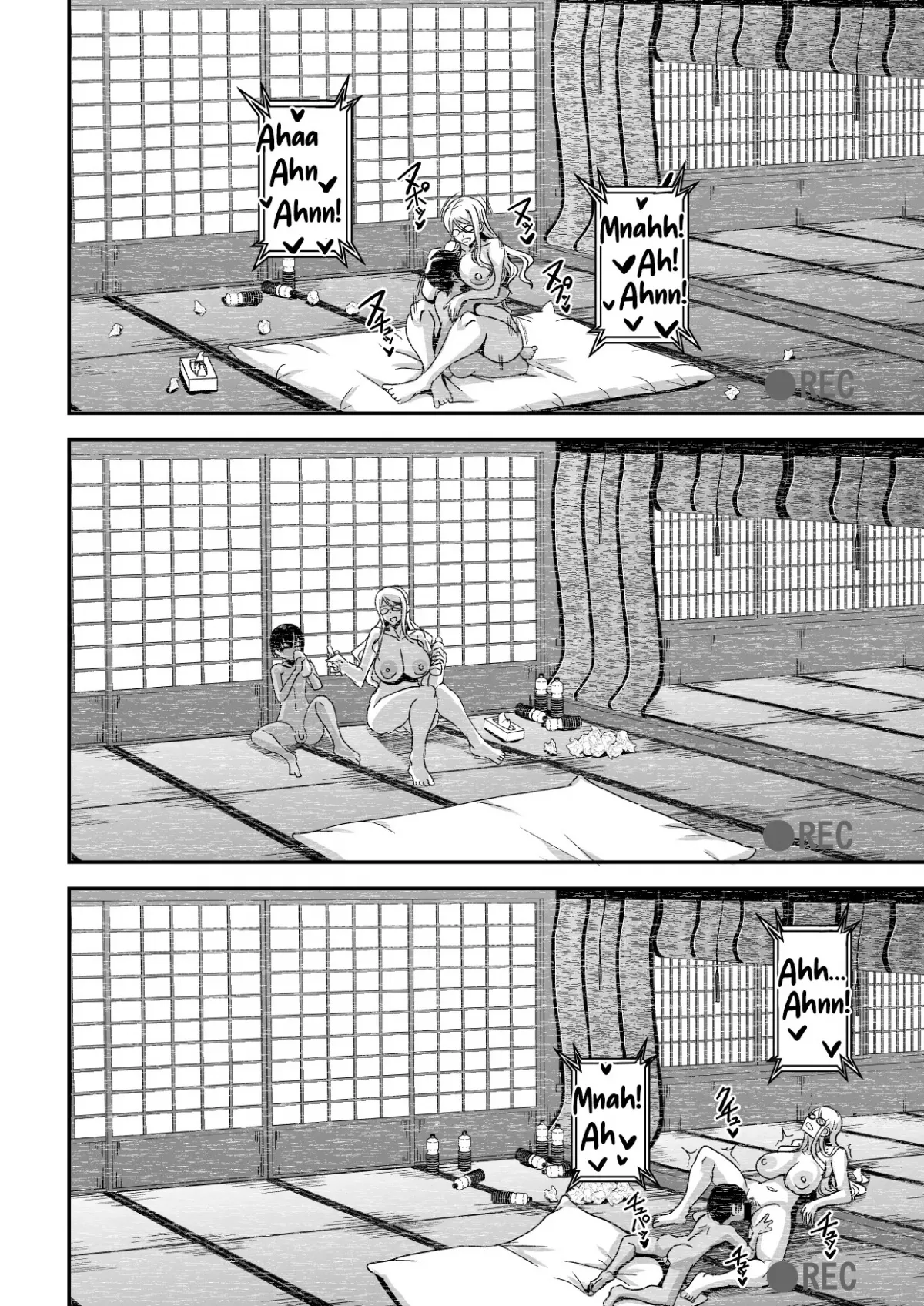 HentaiVN.net - Ảnh 35 - Bakunyuu Hitozuma Kinpatsu Gaikokujin Jokyoushi ga Mura no Inshuu de Kasshoku Shota no Fudeoroshi o Suru Hanashi - Oneshot