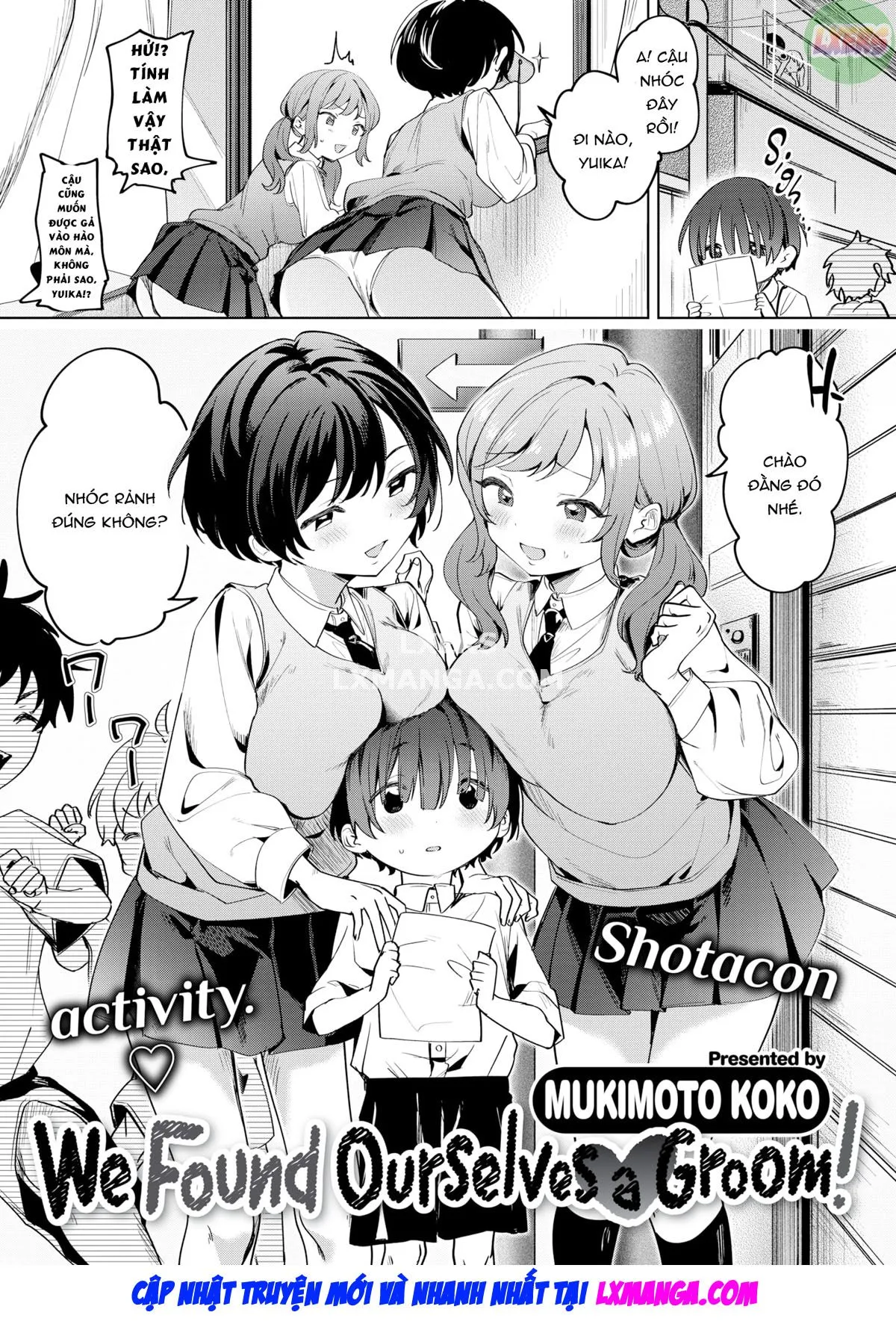 HentaiVN.net - Ảnh 4 - We Found Ourselves ❤ a Groom! - Oneshot