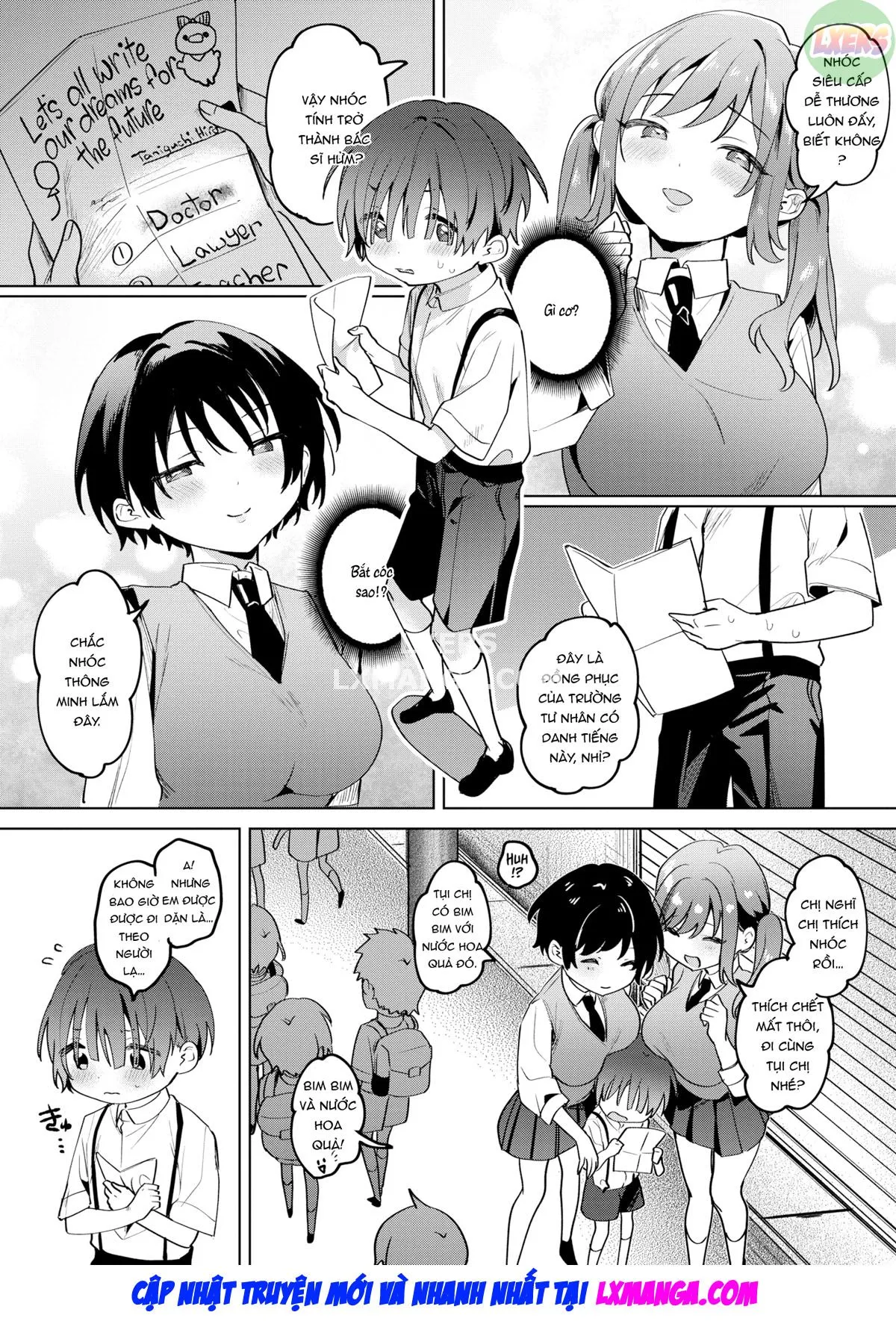 HentaiVN.net - Ảnh 5 - We Found Ourselves ❤ a Groom! - Oneshot
