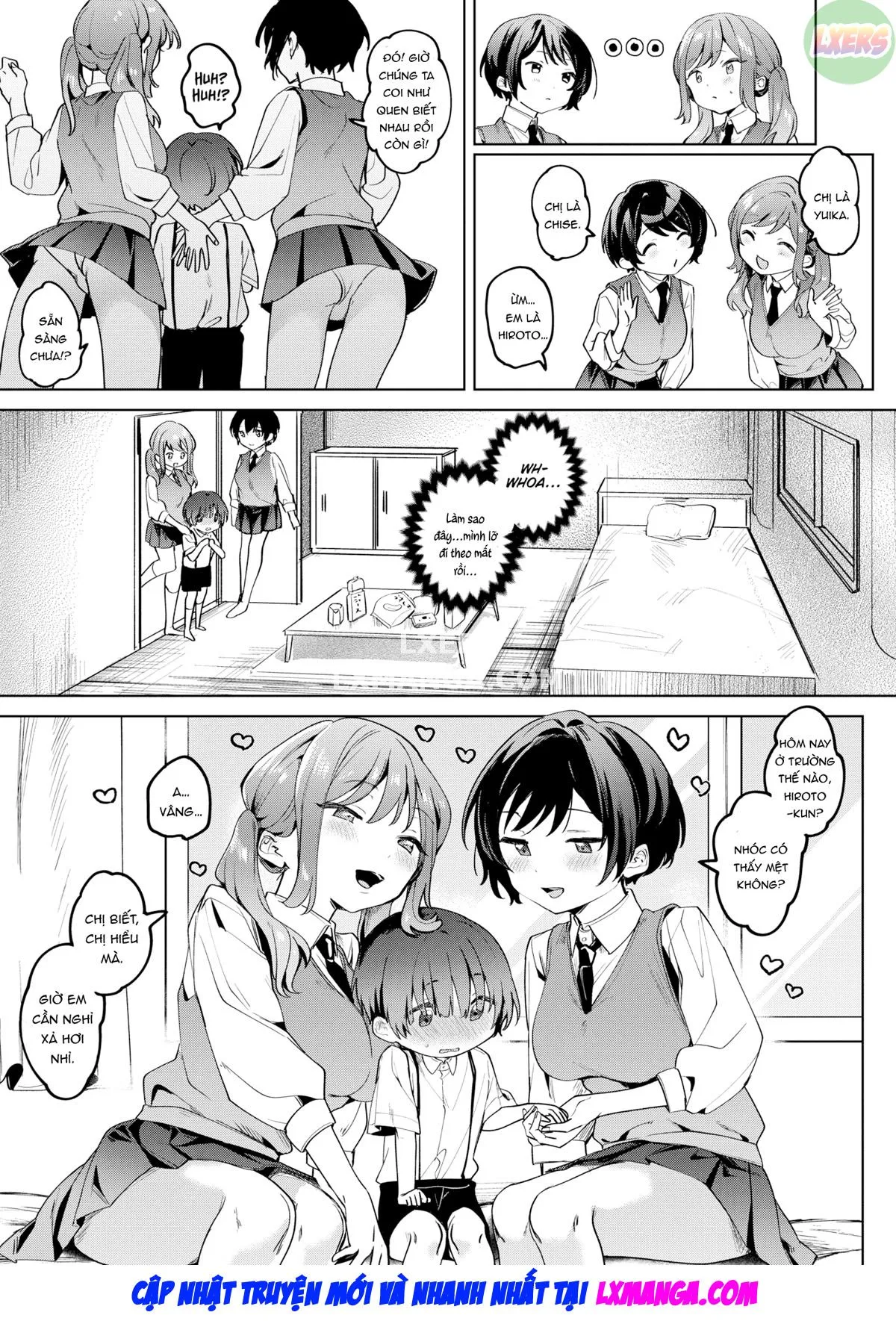 HentaiVN.net - Ảnh 6 - We Found Ourselves ❤ a Groom! - Oneshot