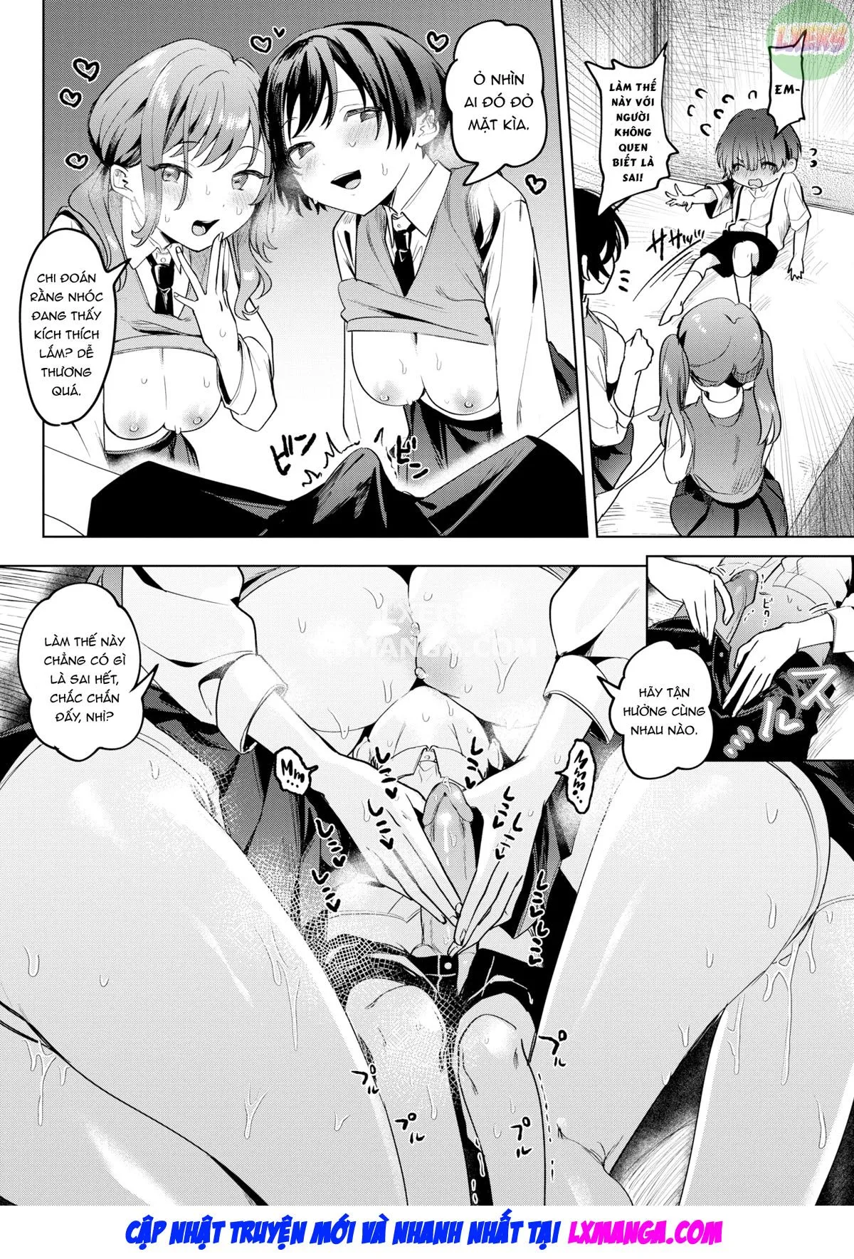 HentaiVN.net - Ảnh 9 - We Found Ourselves ❤ a Groom! - Oneshot
