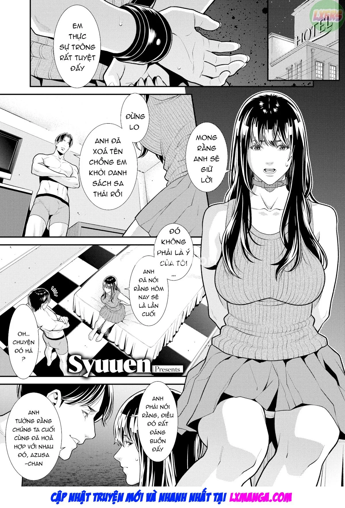 HentaiVN.net - Ảnh 4 - Yarare Tsuma - Chap 1 ~Please Dont Fire My Husband~