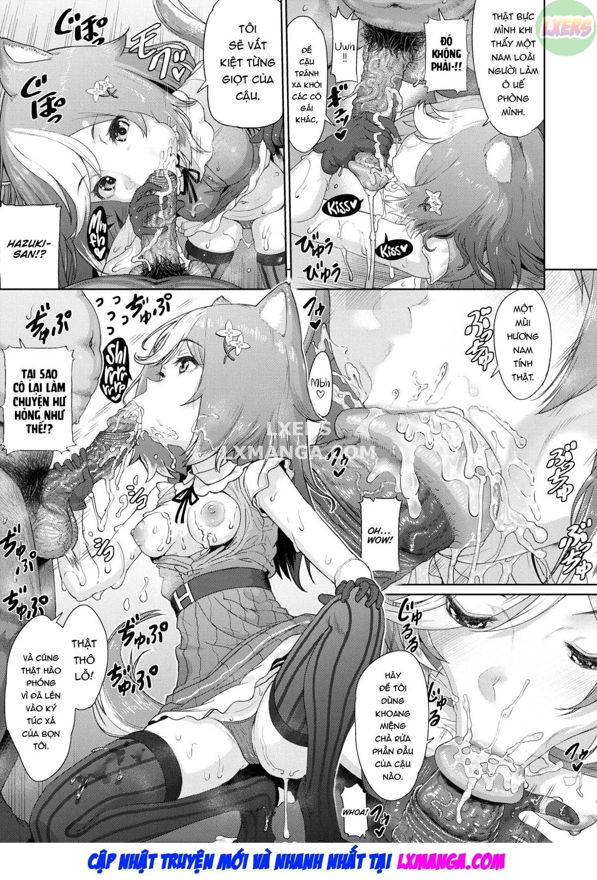 HentaiVN.net - Ảnh 10 - Đồ chơi tình dục của các cô gái tai thú - Oneshot