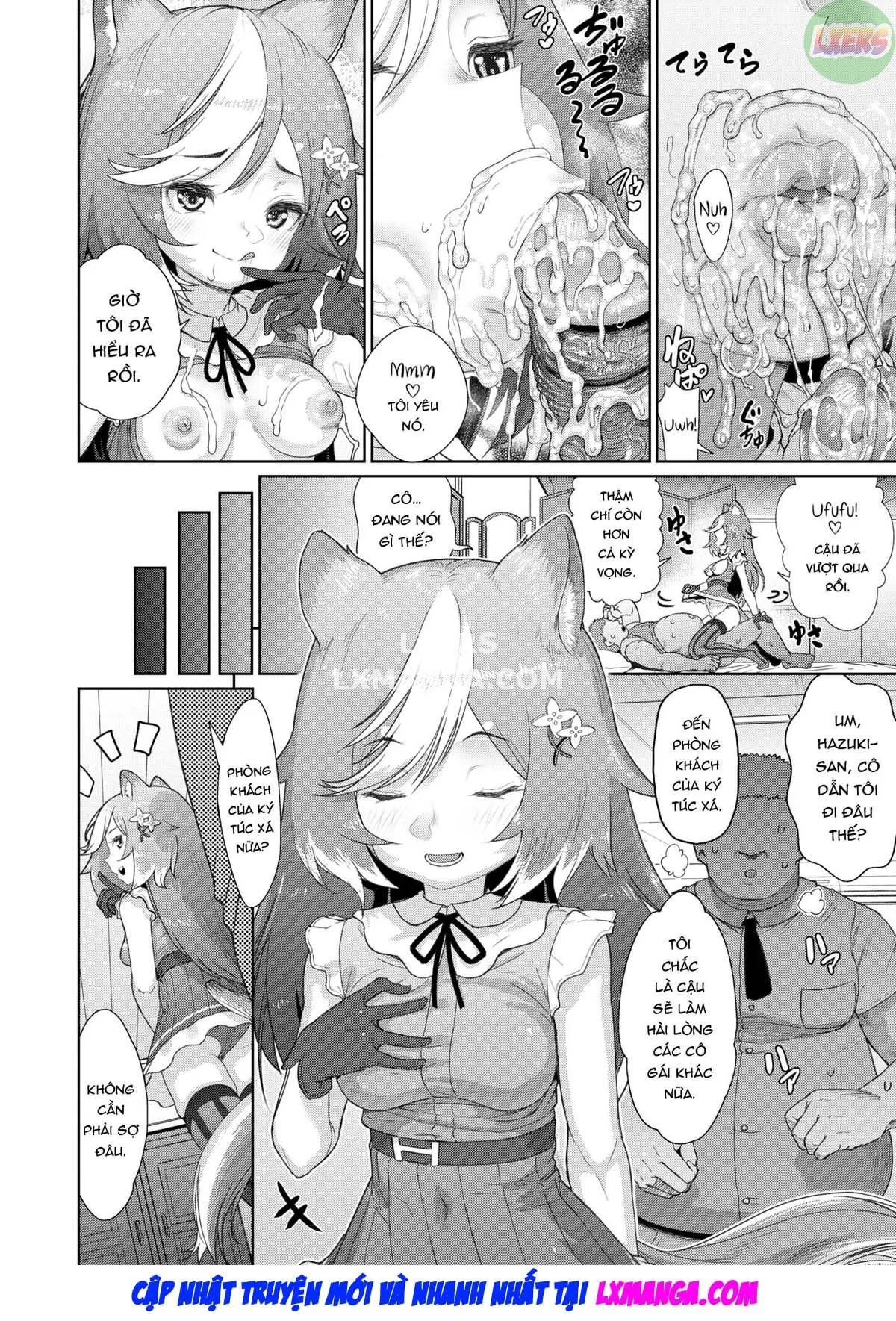 HentaiVN.net - Ảnh 17 - Đồ chơi tình dục của các cô gái tai thú - Oneshot