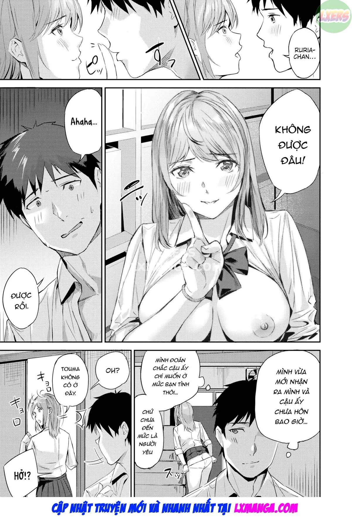 HentaiVN.net - Ảnh 8 - Futari ni Hasama rete - Chap 1
