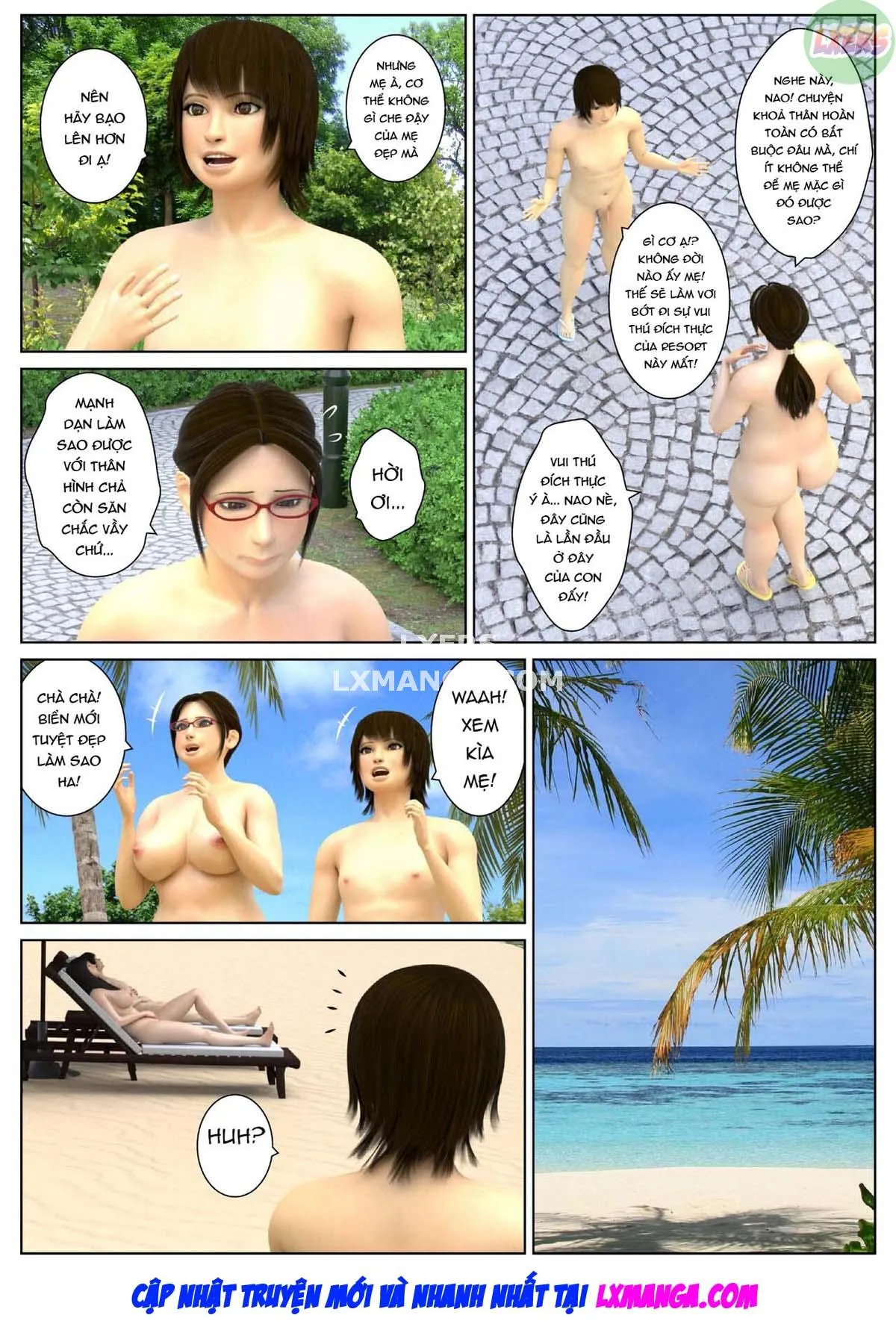 HentaiVN.net - Ảnh 8 - Chào mừng đến với Resort chan chứa tình các bà mẹ và con trai [Welcome to the Mother Son Incest Resort; Boshisoukan Resort e Youkoso!] - Chap 2