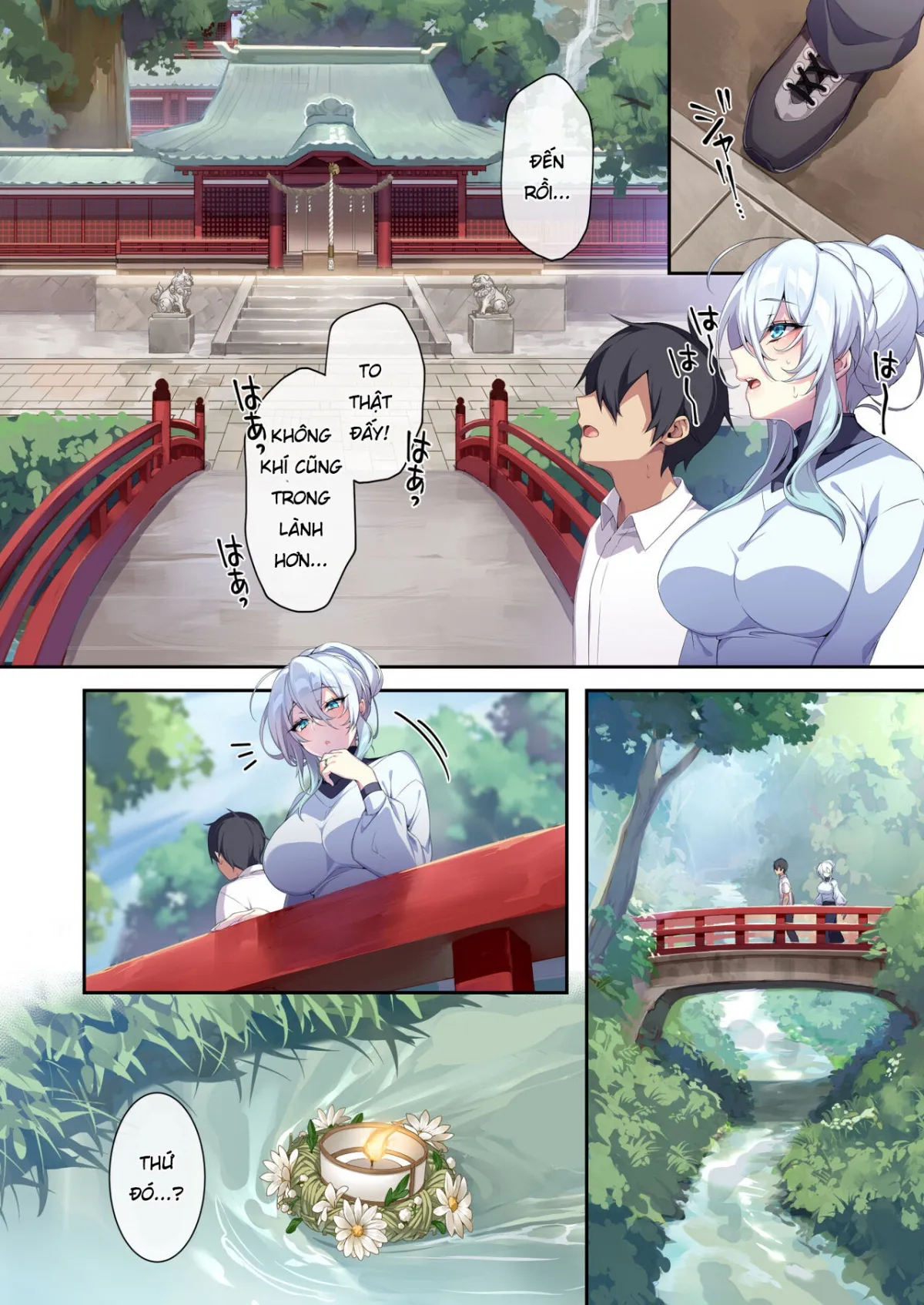 HentaiVN.net - Ảnh 15 - Hitozukiai ga Nigate na Miboujin no Yukionna-san to Noroi no Yubiwa 2 - Chap 1 Địt em vu nữ quỷ