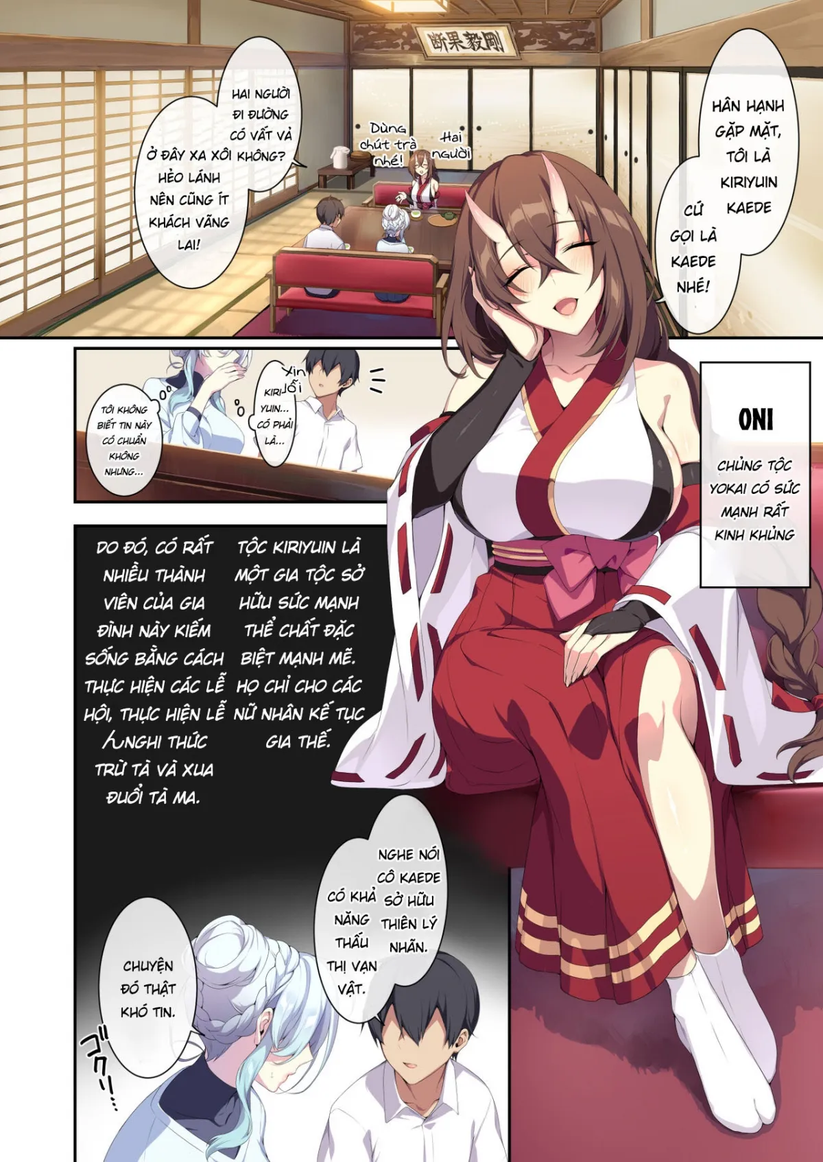 HentaiVN.net - Ảnh 17 - Hitozukiai ga Nigate na Miboujin no Yukionna-san to Noroi no Yubiwa 2 - Chap 1 Địt em vu nữ quỷ