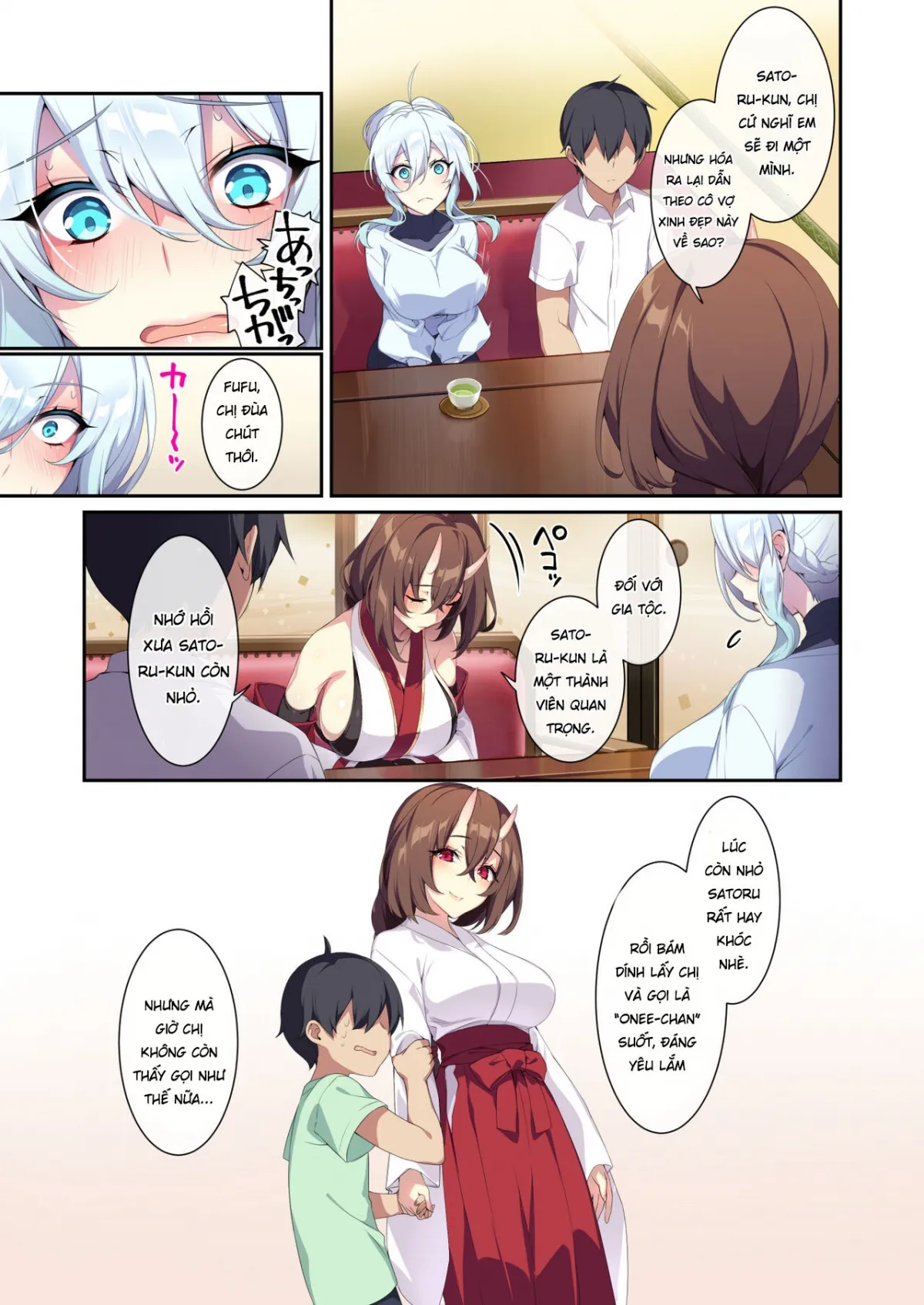 HentaiVN.net - Ảnh 18 - Hitozukiai ga Nigate na Miboujin no Yukionna-san to Noroi no Yubiwa 2 - Chap 1 Địt em vu nữ quỷ
