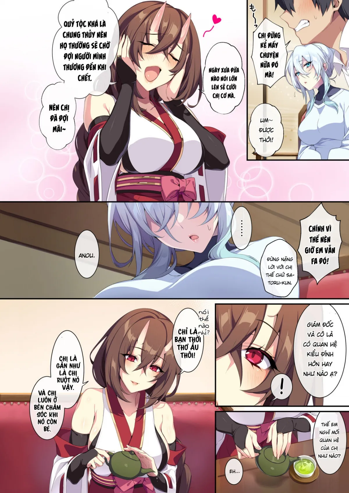HentaiVN.net - Ảnh 19 - Hitozukiai ga Nigate na Miboujin no Yukionna-san to Noroi no Yubiwa 2 - Chap 1 Địt em vu nữ quỷ