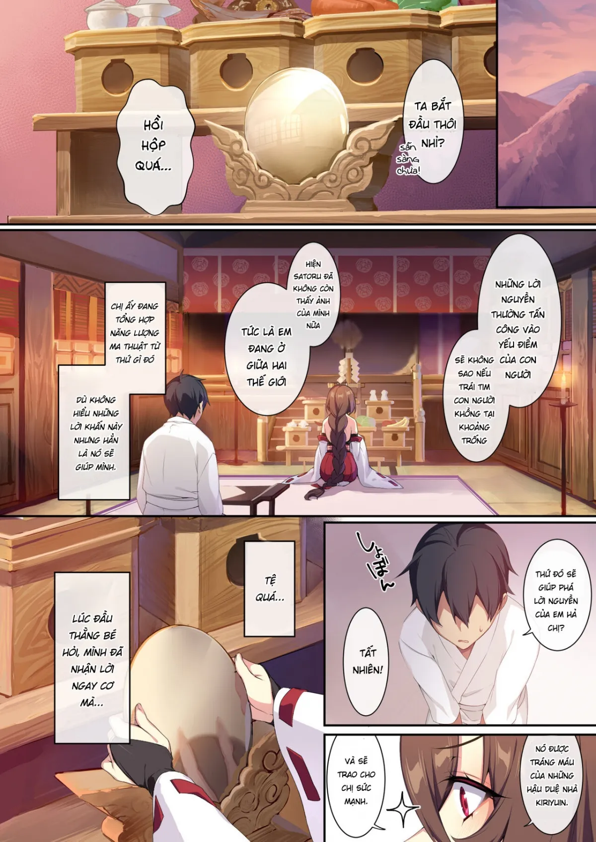 HentaiVN.net - Ảnh 25 - Hitozukiai ga Nigate na Miboujin no Yukionna-san to Noroi no Yubiwa 2 - Chap 1 Địt em vu nữ quỷ