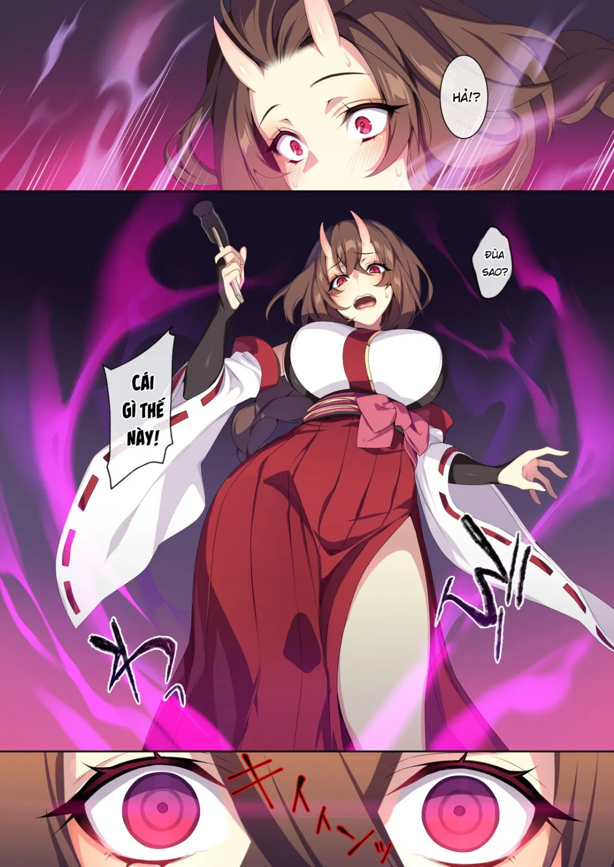 HentaiVN.net - Ảnh 30 - Hitozukiai ga Nigate na Miboujin no Yukionna-san to Noroi no Yubiwa 2 - Chap 1 Địt em vu nữ quỷ
