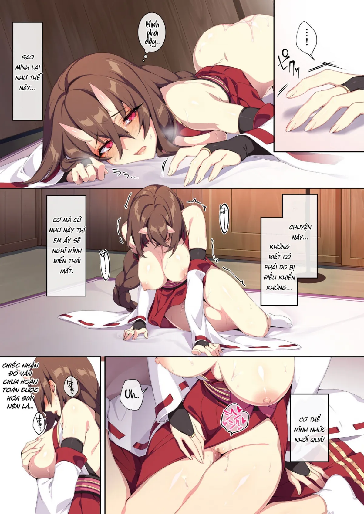 HentaiVN.net - Ảnh 38 - Hitozukiai ga Nigate na Miboujin no Yukionna-san to Noroi no Yubiwa 2 - Chap 1 Địt em vu nữ quỷ