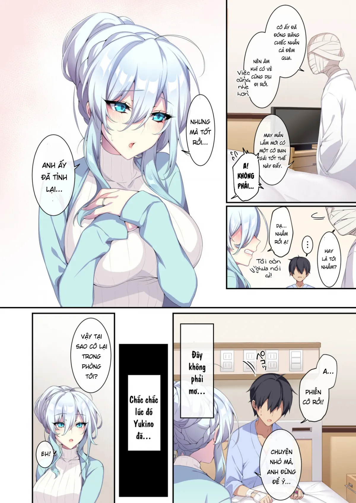 HentaiVN.net - Ảnh 9 - Hitozukiai ga Nigate na Miboujin no Yukionna-san to Noroi no Yubiwa 2 - Chap 1 Địt em vu nữ quỷ