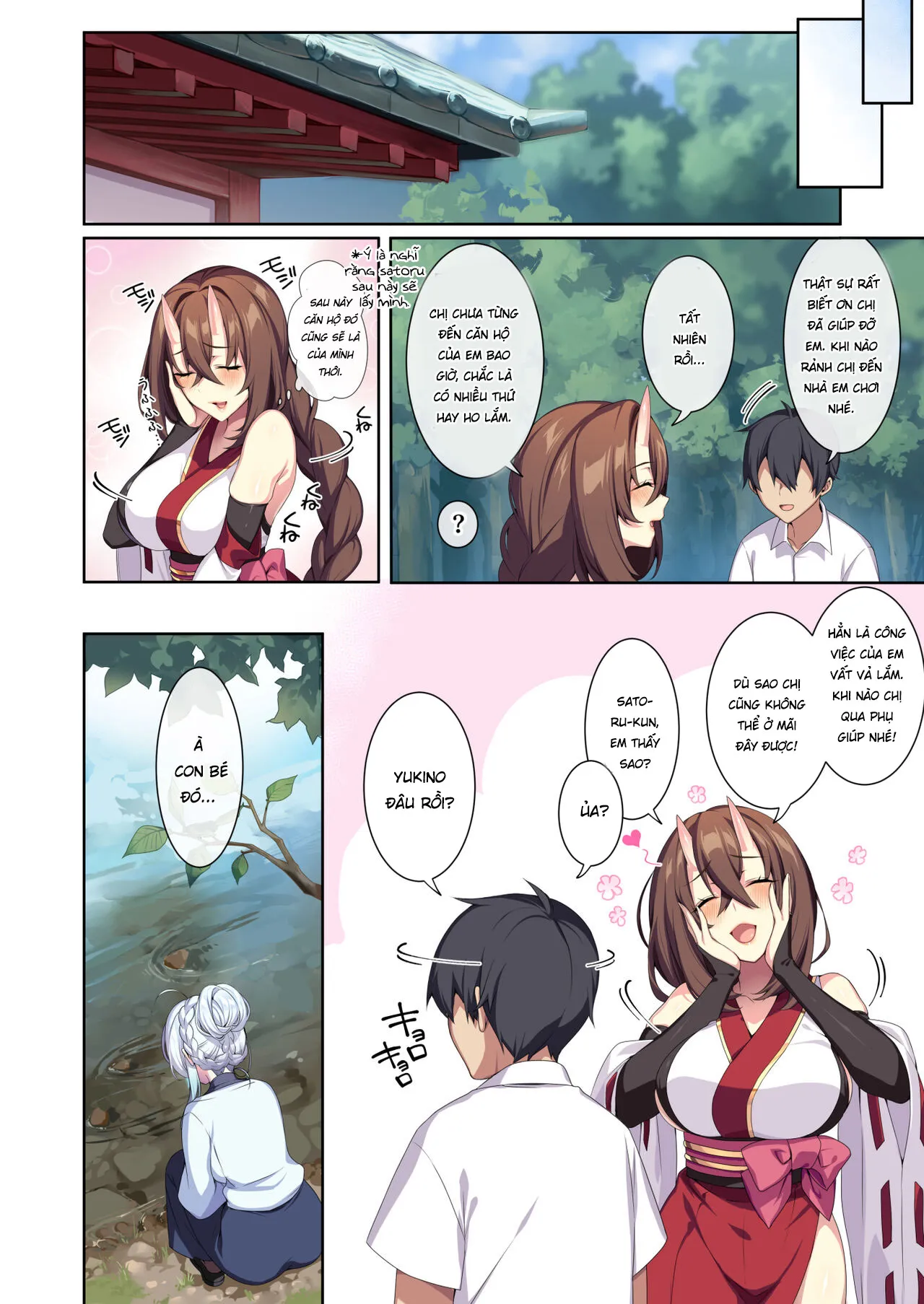HentaiVN.net - Ảnh 37 - Hitozukiai ga Nigate na Miboujin no Yukionna-san to Noroi no Yubiwa 2 - Chap 2 Bulul tuyết nữ