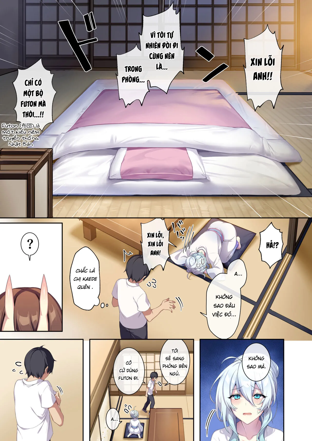 HentaiVN.net - Ảnh 8 - Hitozukiai ga Nigate na Miboujin no Yukionna-san to Noroi no Yubiwa 2 - Chap 2 Bulul tuyết nữ