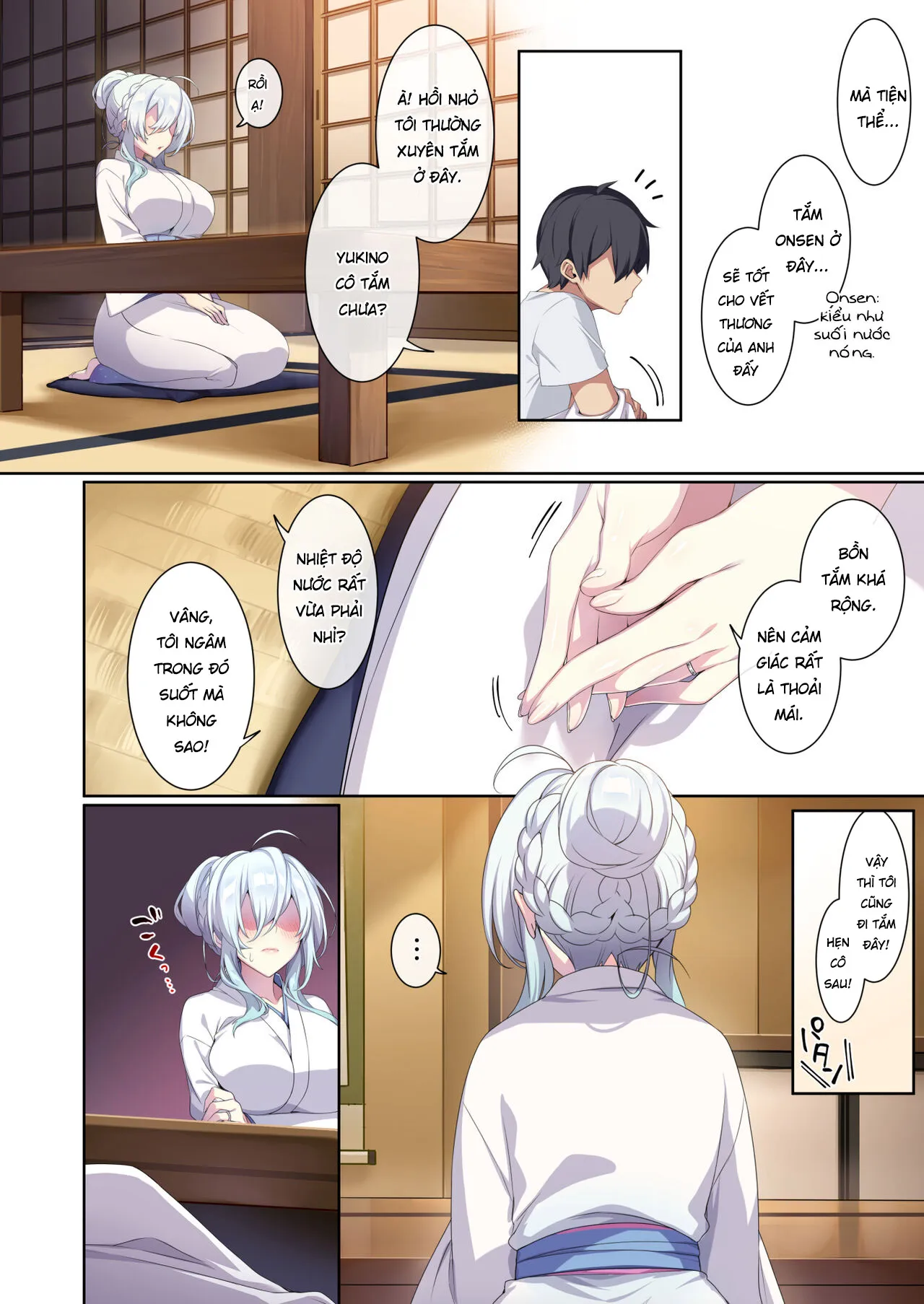 HentaiVN.net - Ảnh 9 - Hitozukiai ga Nigate na Miboujin no Yukionna-san to Noroi no Yubiwa 2 - Chap 2 Bulul tuyết nữ