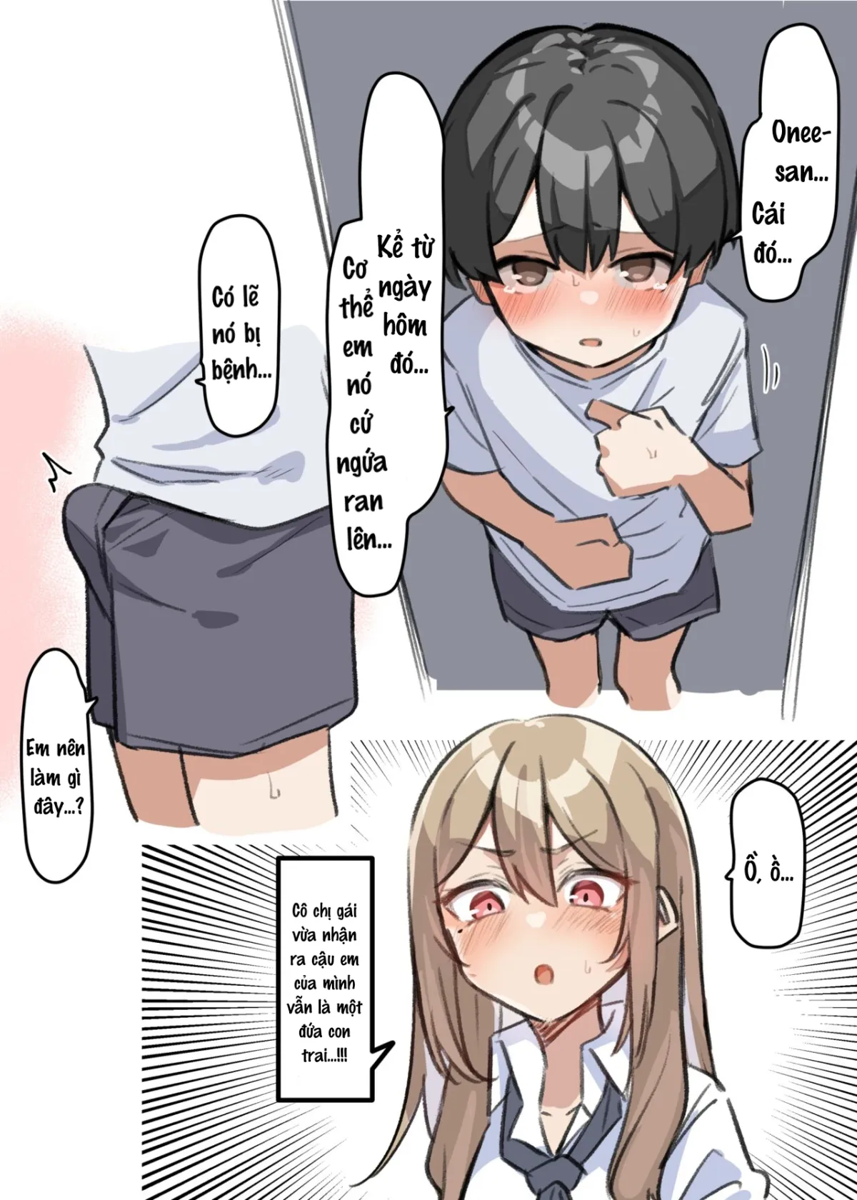 HentaiVN.net - Ảnh 3 - Saki-chan cùng cậu em trai shota [Gal-JK OneShota] - Chap 2