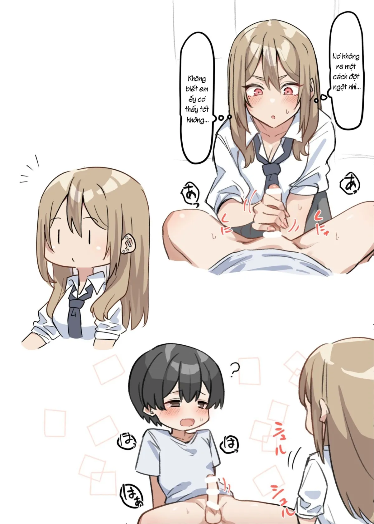 HentaiVN.net - Ảnh 6 - Saki-chan cùng cậu em trai shota [Gal-JK OneShota] - Chap 2
