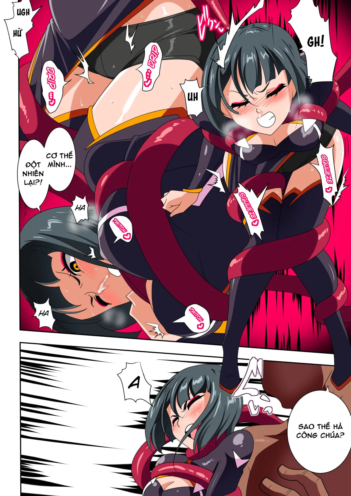 HentaiVN.net - Ảnh 13 - Heroine Harassment Junketsu no Taimashi Akina Zenpen - Chap 1